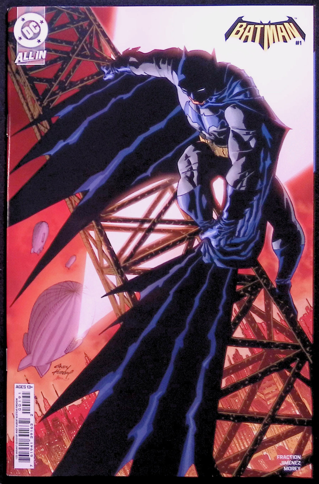 Batman #1 1:25 Incentive Kubert Variant First Printing 2025 NM