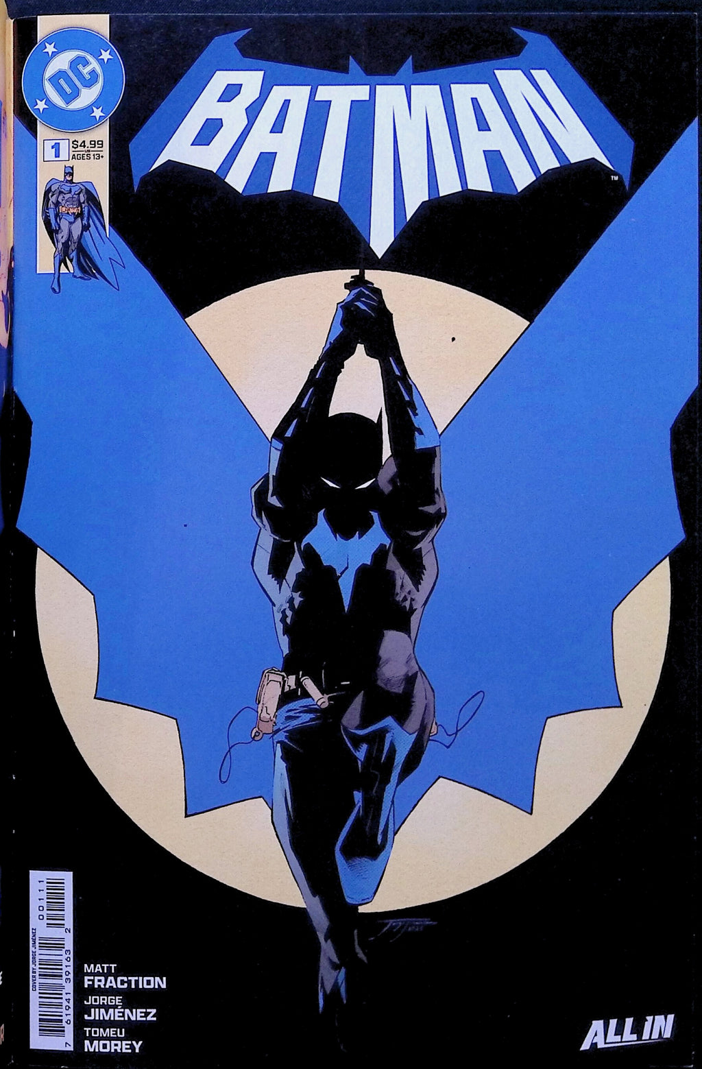 Batman #1 1:5 Incentive Jiménez Design Wraparound Variant First Printing 2025 NM