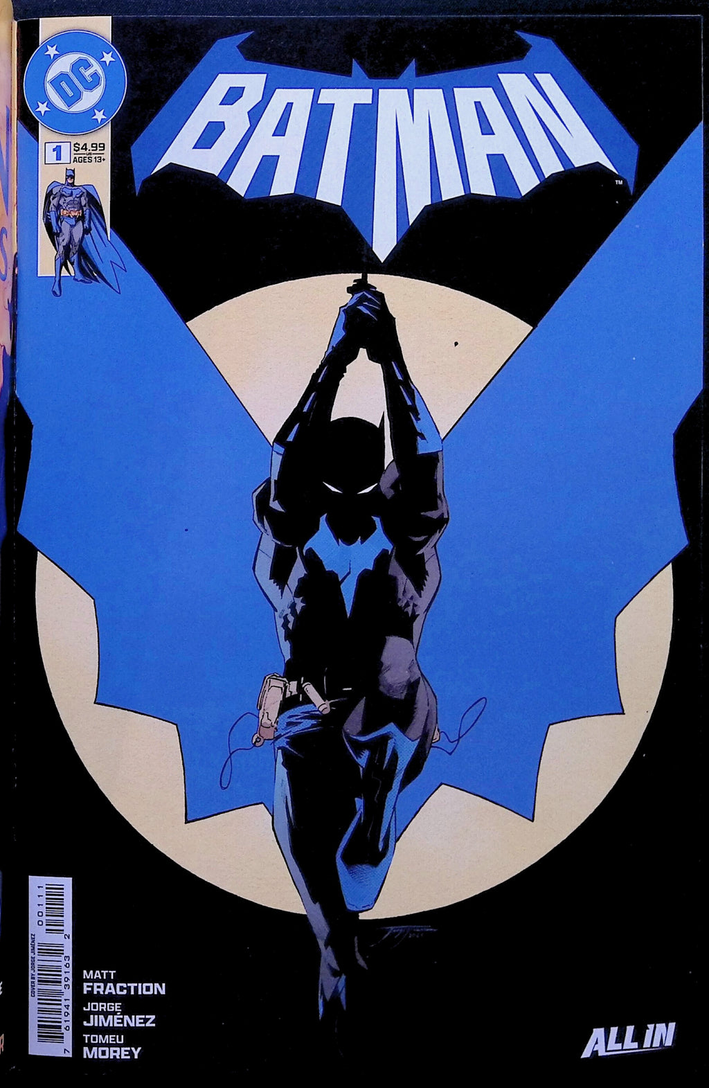 Batman #1 1:5 Incentive Jiménez Design Wraparound Variant First Printing 2025 NM