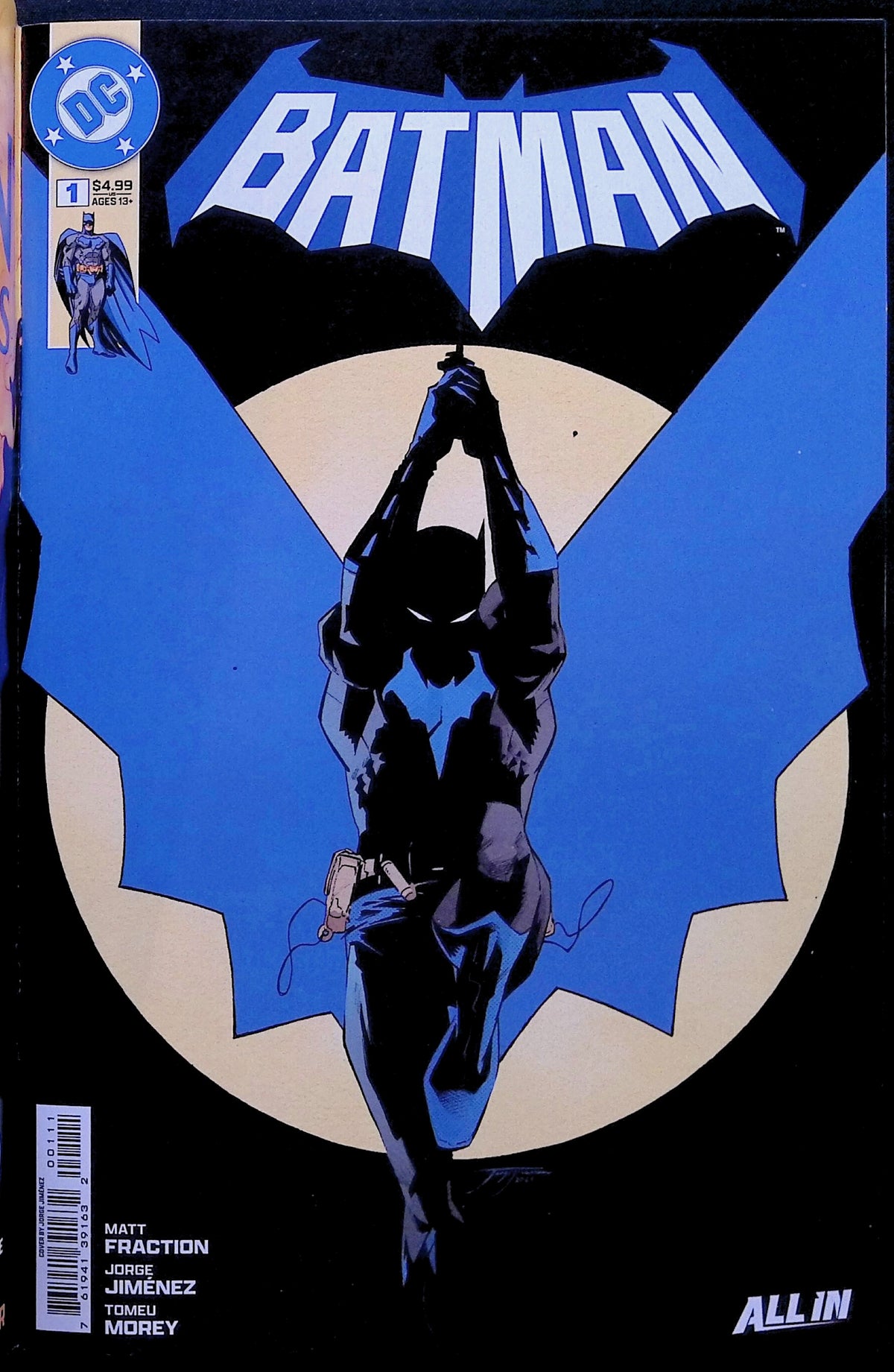 Batman #1 1:5 Incentive Jiménez Design Wraparound Variant First Printing 2025 NM