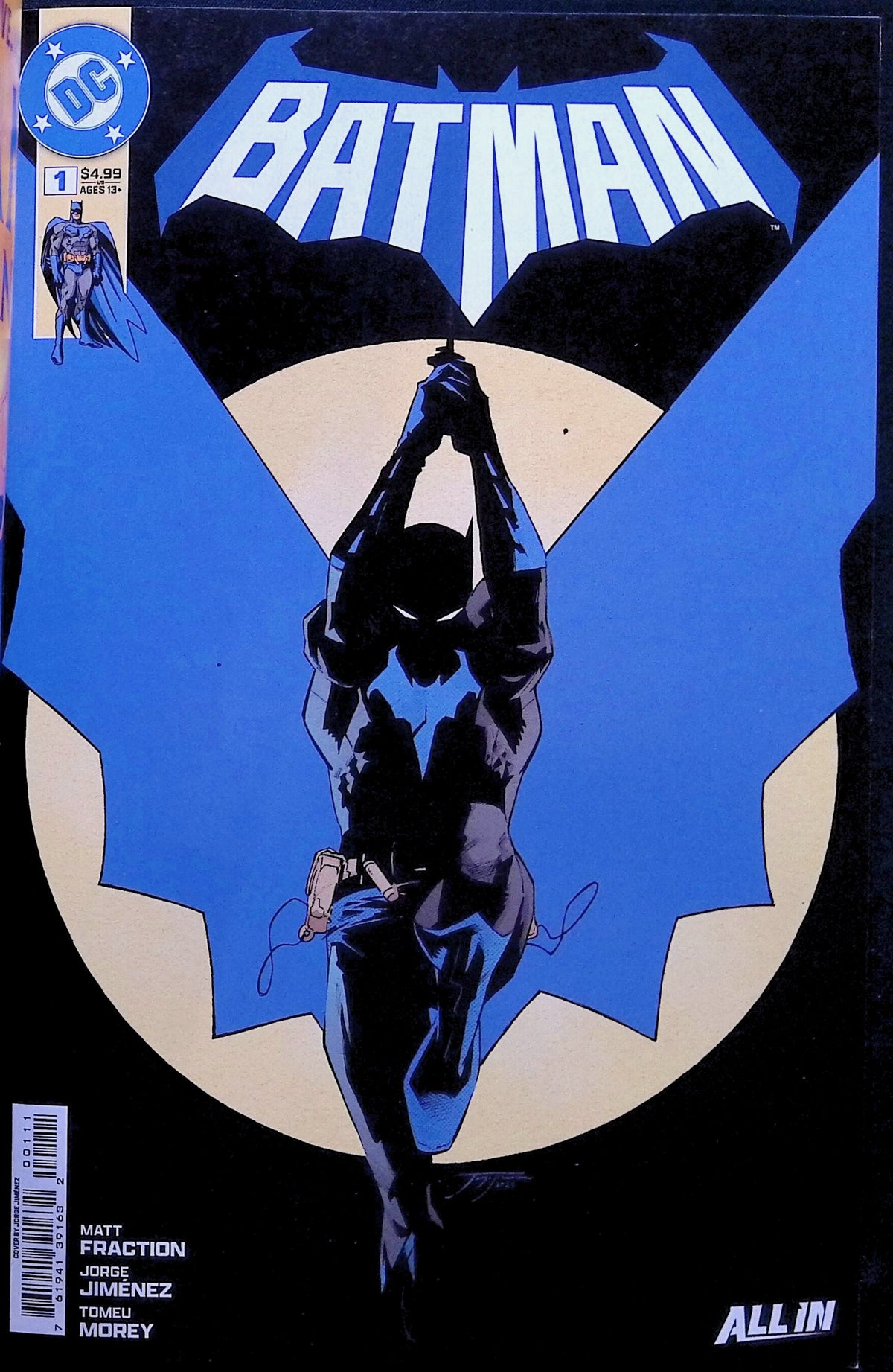 Batman #1 1:5 Incentive Jiménez Design Wraparound Variant First Printing 2025 NM