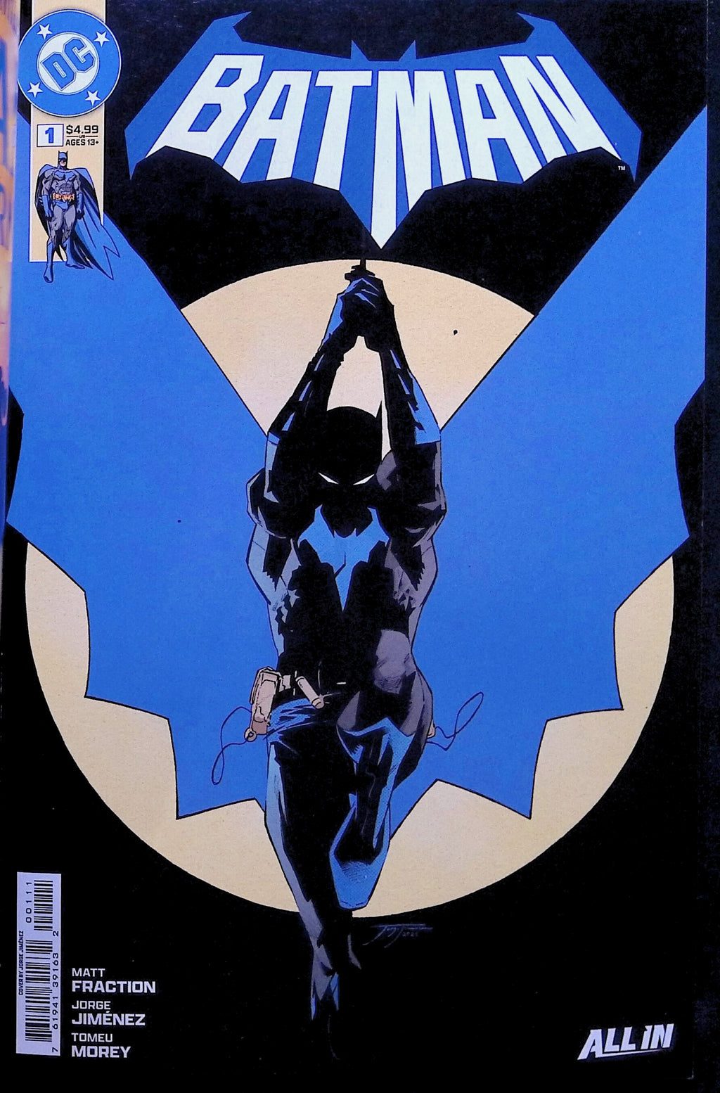 Batman #1 1:5 Incentive Jiménez Design Wraparound Variant First Printing 2025 NM