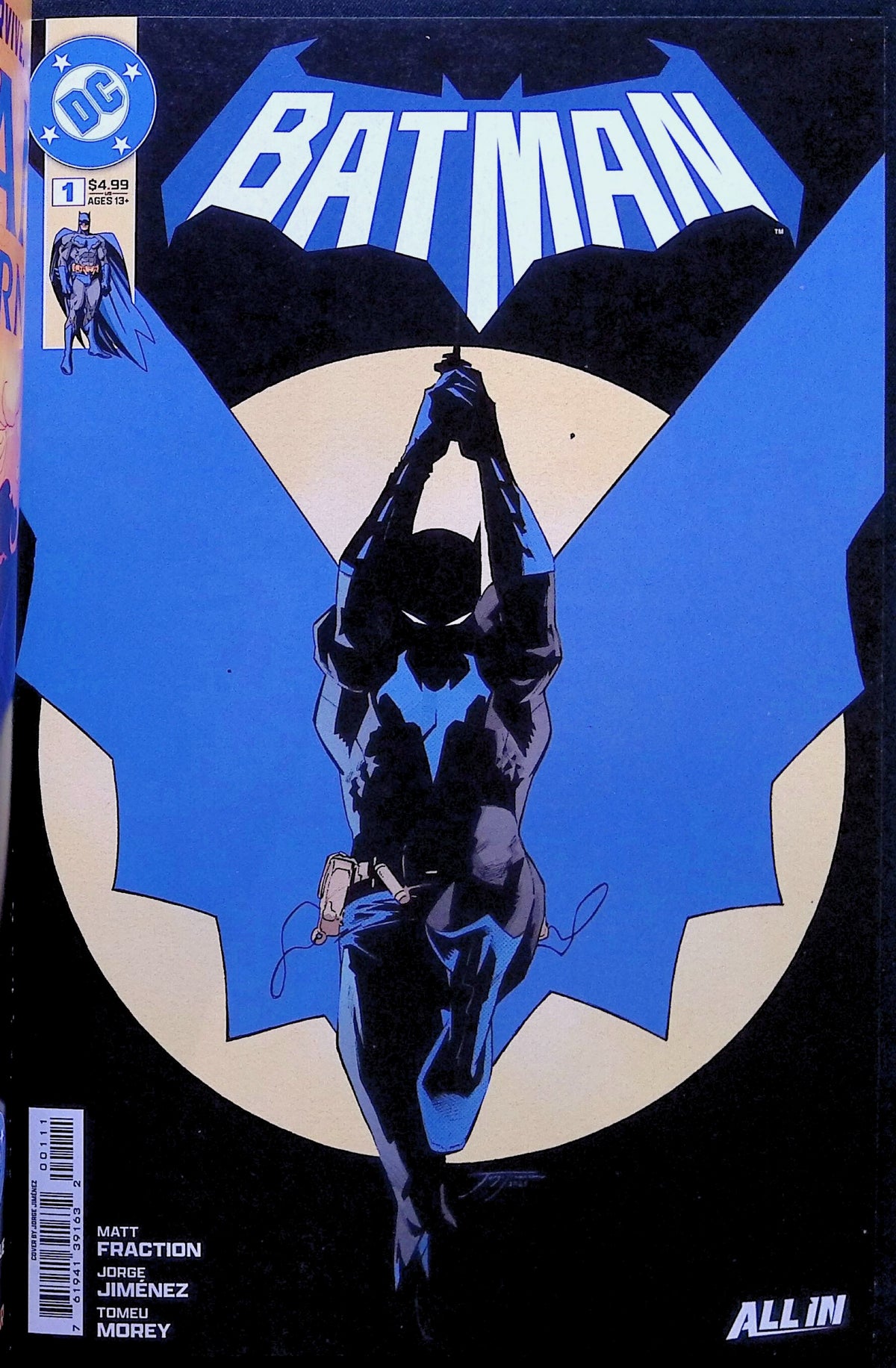 Batman #1 1:5 Incentive Jiménez Design Wraparound Variant First Printing 2025 NM