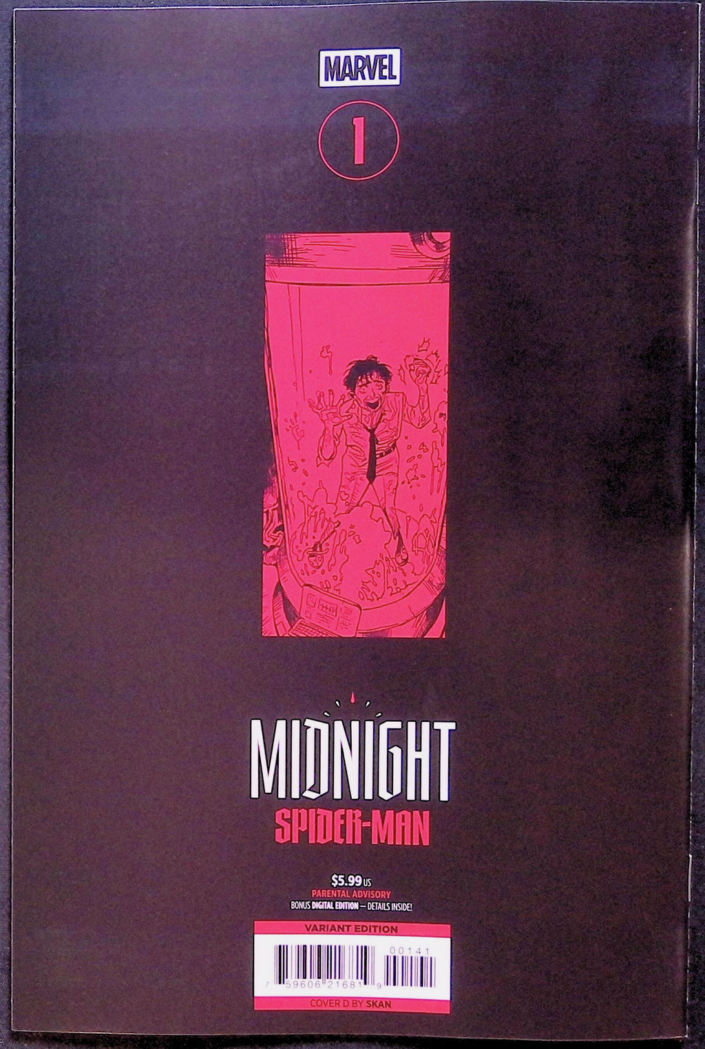 Midnight Spider-Man # 1 Cover D Skan Midnight Horror Homage Variant 2026 BN