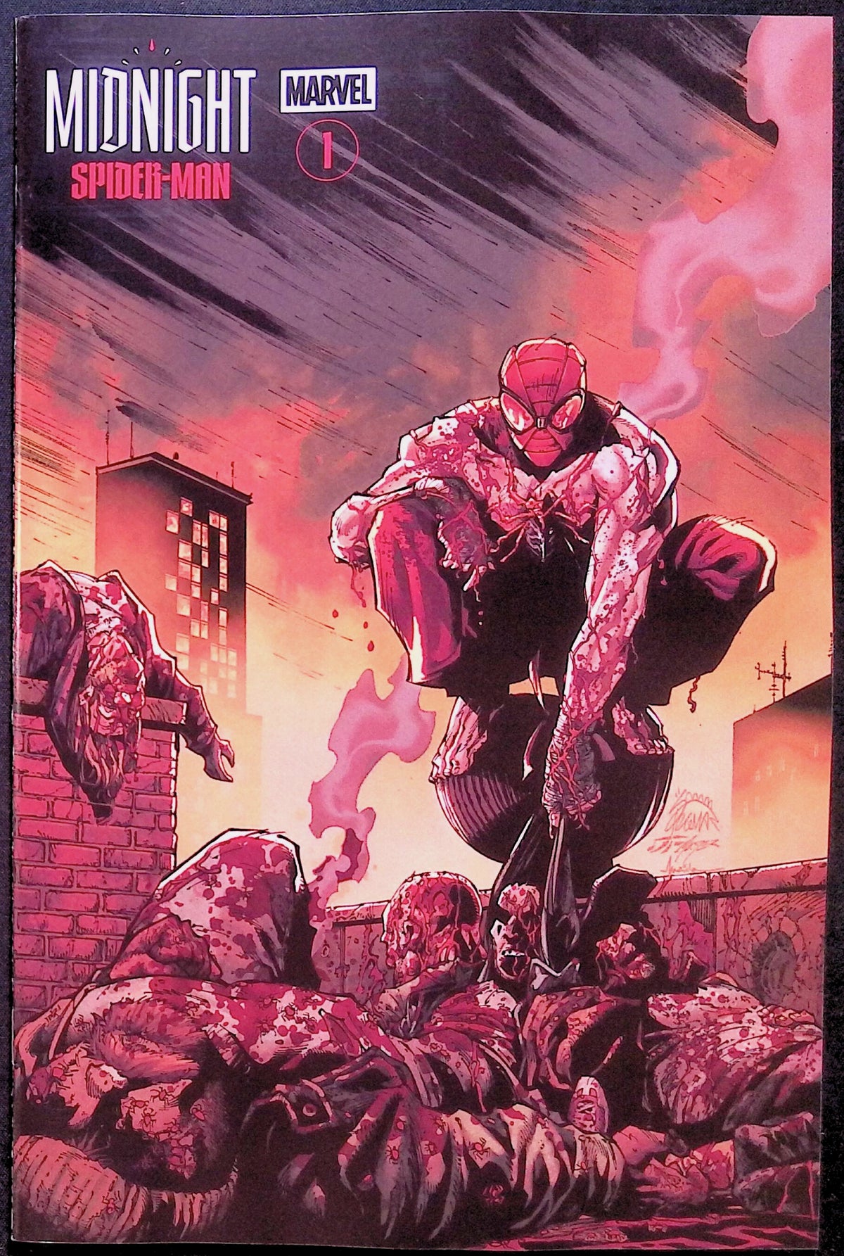 Midnight Spider-Man # 1 Cover B Ryan Stegman Midnight Bloodbath Variant 2026 BN