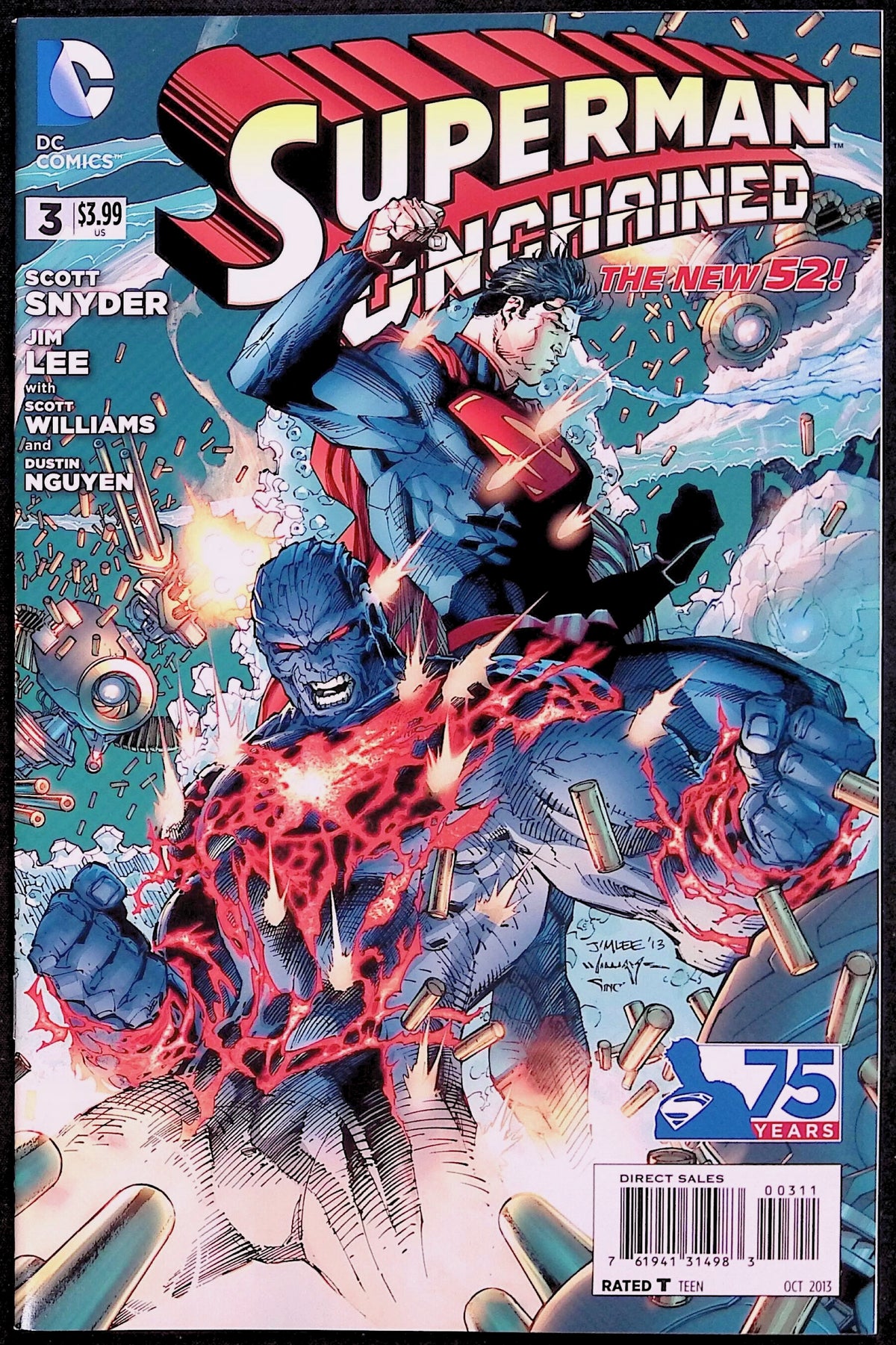 Superman Unchained # 3 2013 NM