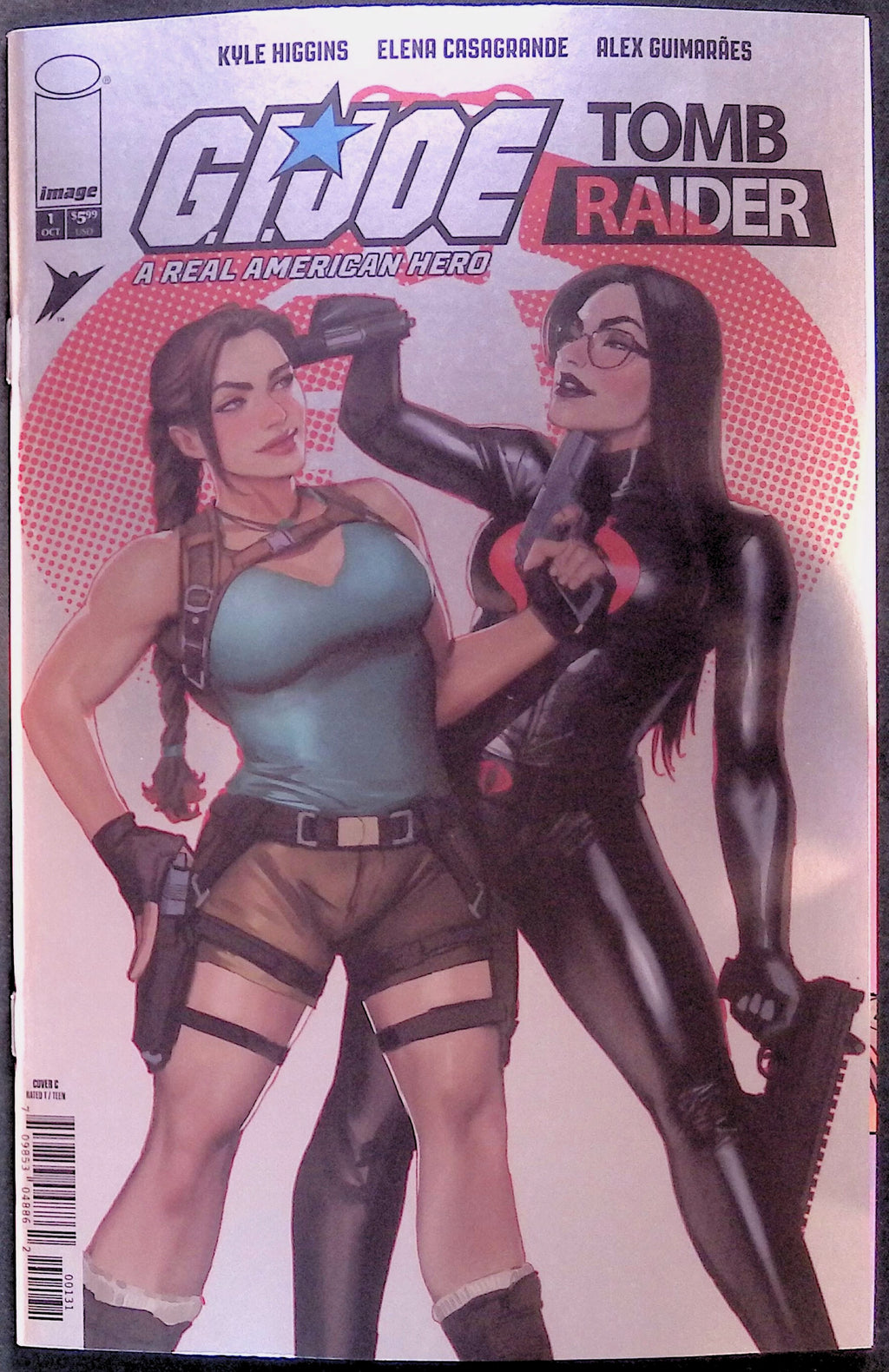 G.I. Joe: A Real American Hero / Tomb Raider #1 Cover C Stjepan Sejic Foil Variant First Printing BN