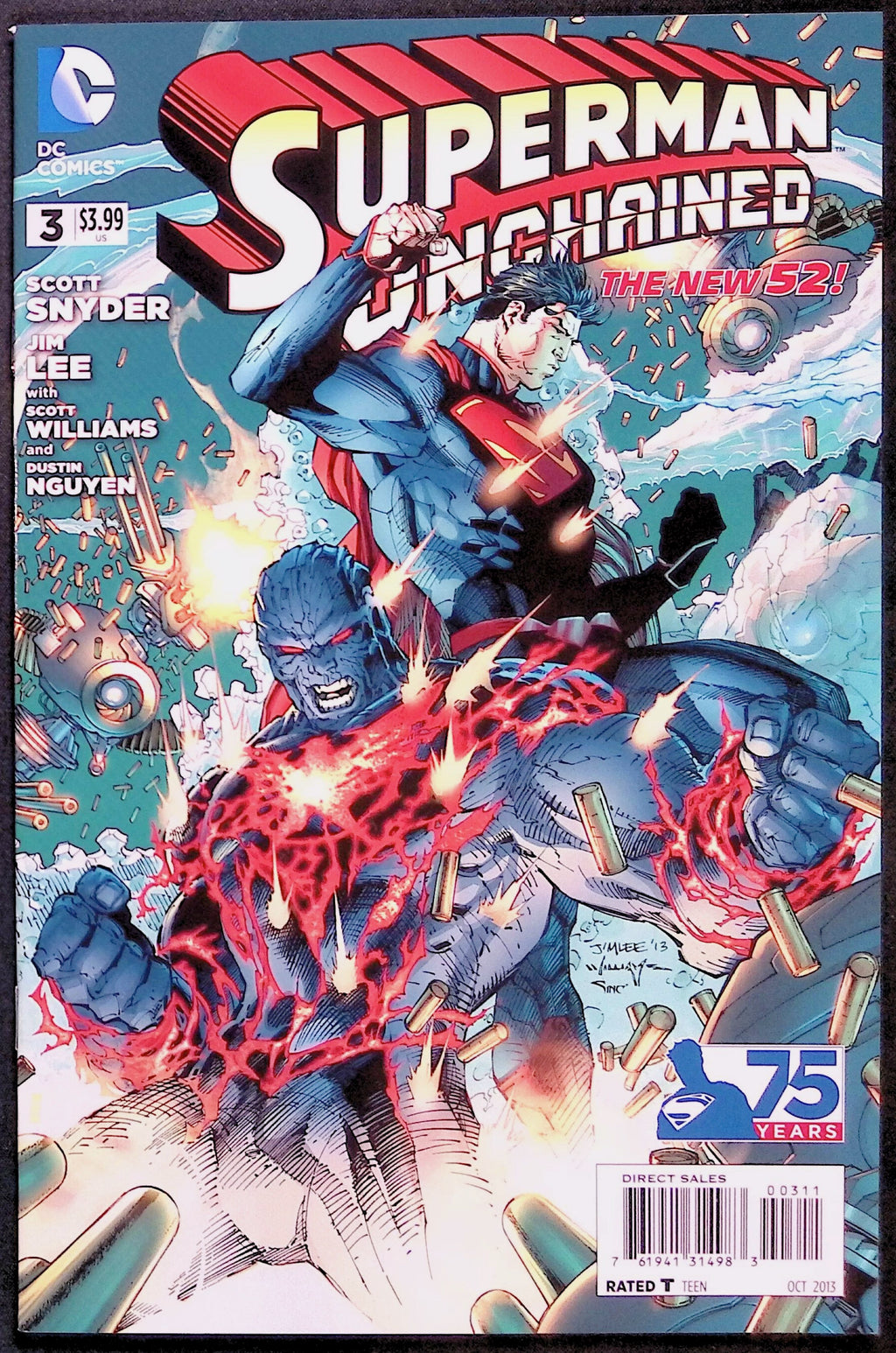Superman Unchained # 3 2013 NM