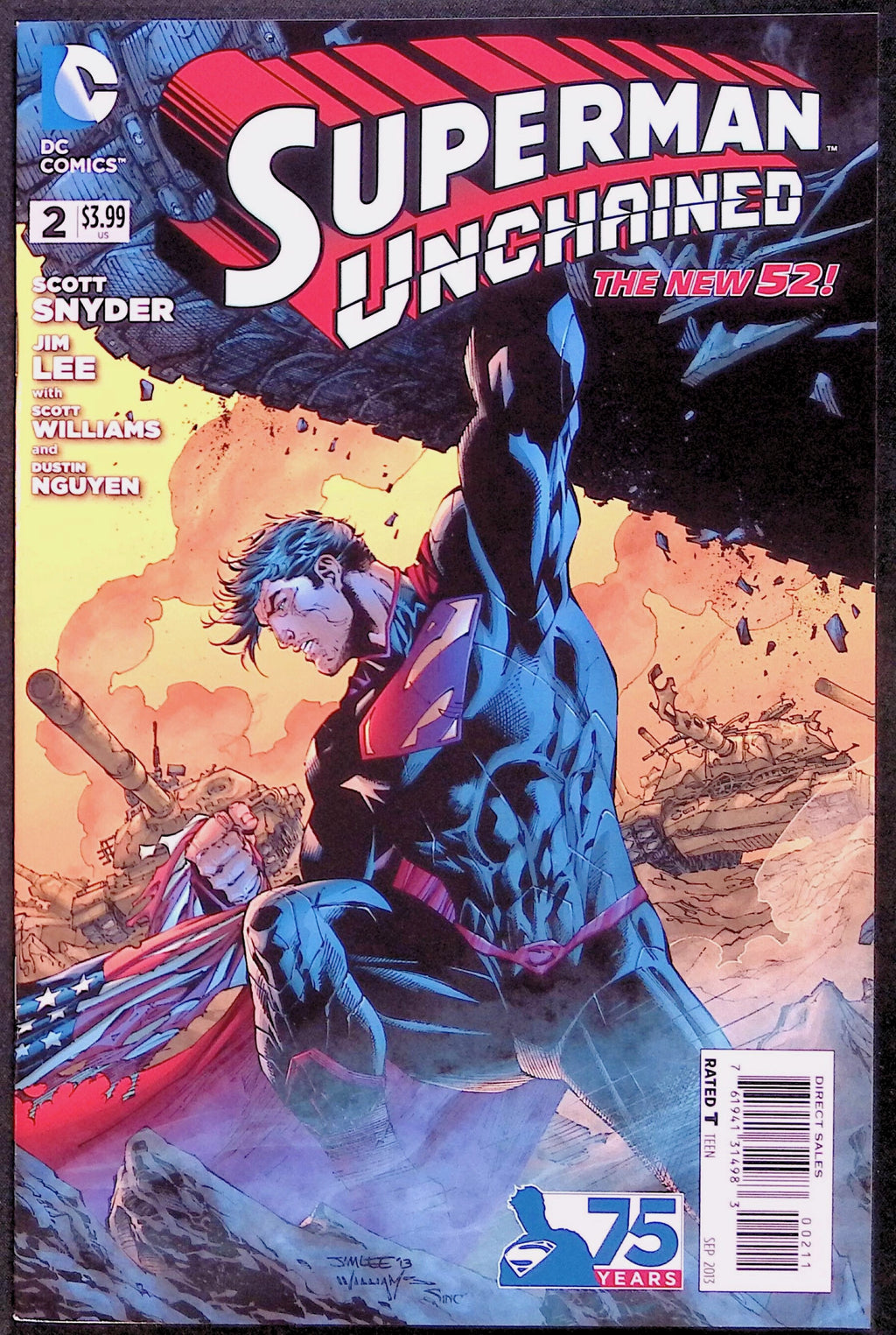 Superman Unchained # 2 2013 NM