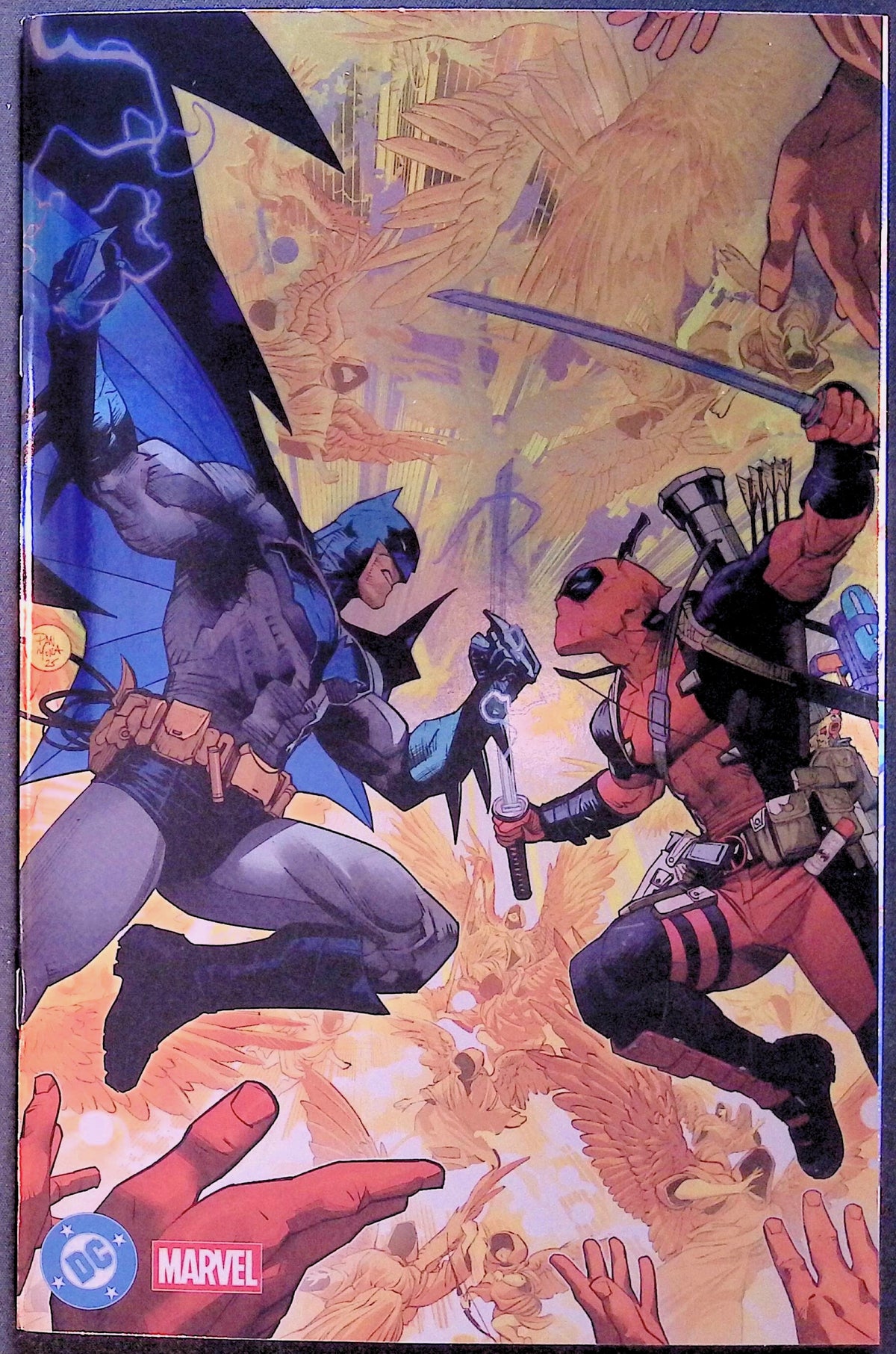 Batman/Deadpool # 1 Dan Mora Foil Variant First Printing 2025 NM