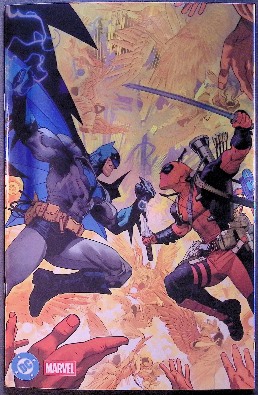 Batman/Deadpool # 1 Dan Mora Foil Variant First Printing 2025 NM