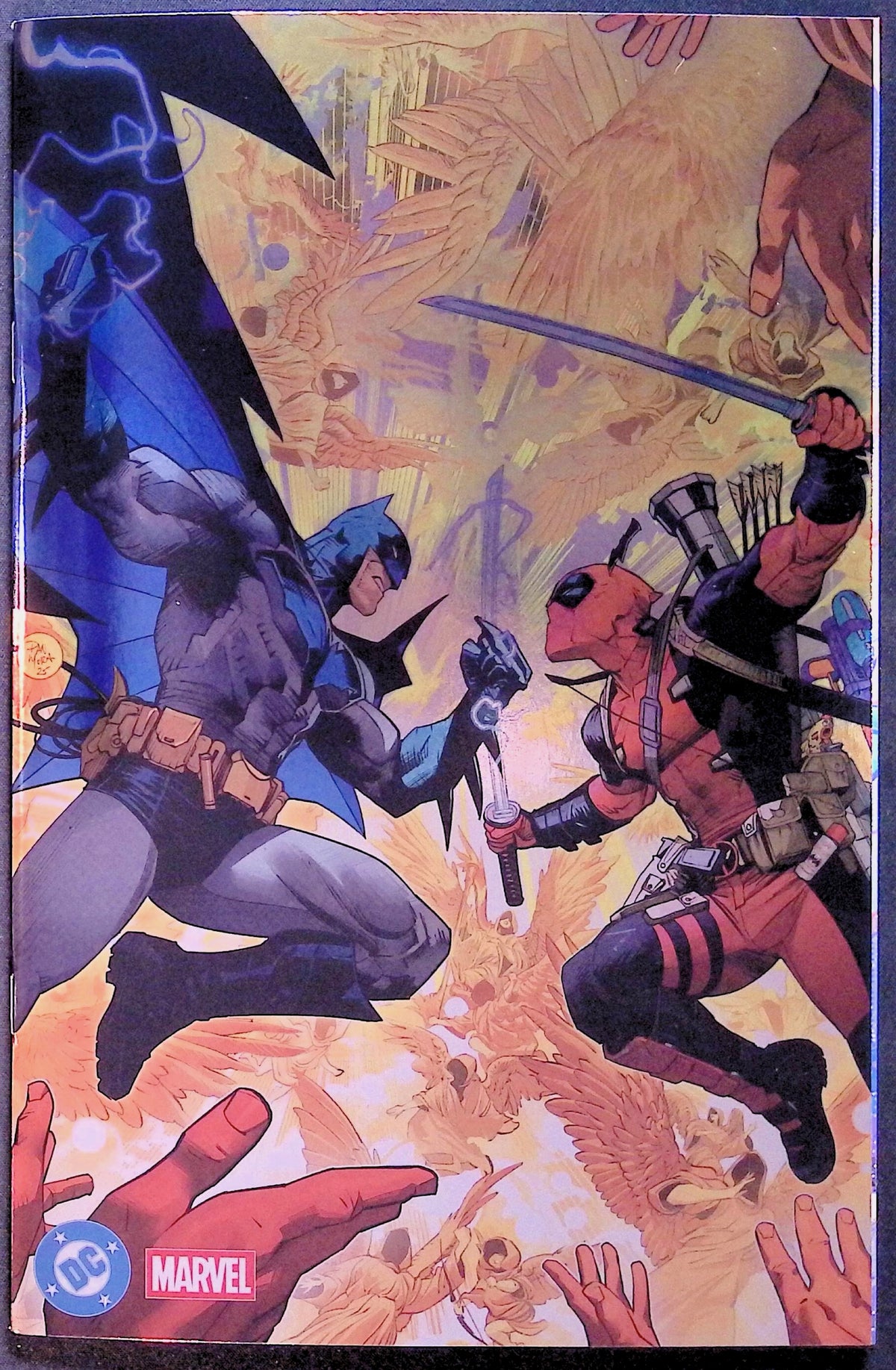 Batman/Deadpool # 1 Dan Mora Foil Variant First Printing 2025 NM