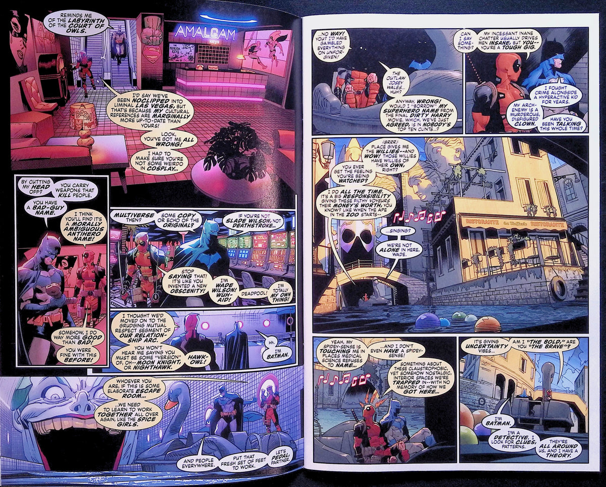 Batman/Deadpool # 1 Dan Mora Foil Variant First Printing 2025 NM