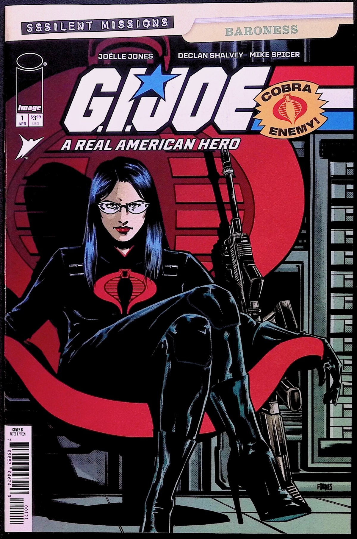 G.I. Joe: A Real American Hero Sssilent Missions Baroness # 1 Cover B Fornes 2026 NM-