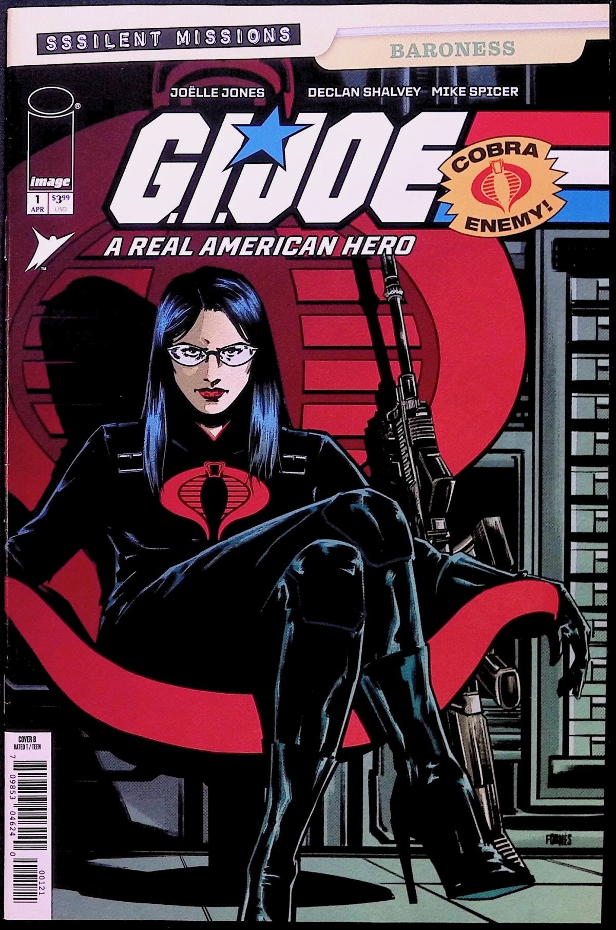 G.I. Joe: A Real American Hero Sssilent Missions Baroness # 1 Cover B Fornes 2026 NM-