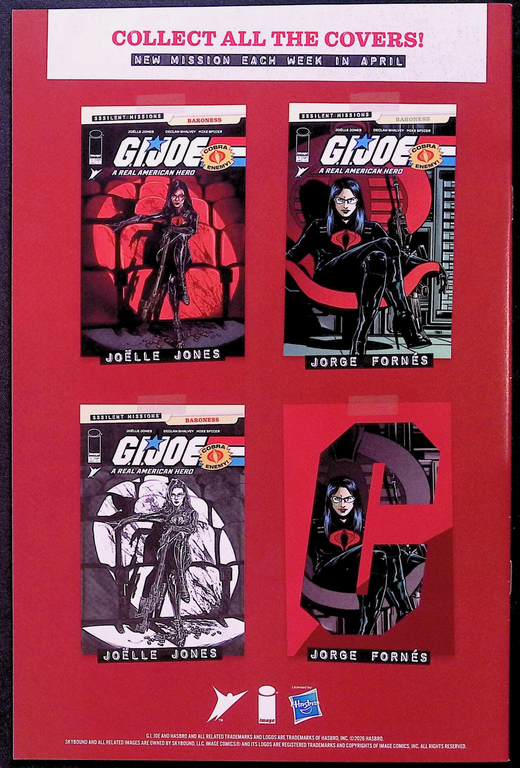 G.I. Joe: A Real American Hero Sssilent Missions Baroness # 1 Cover A 2026 NM-