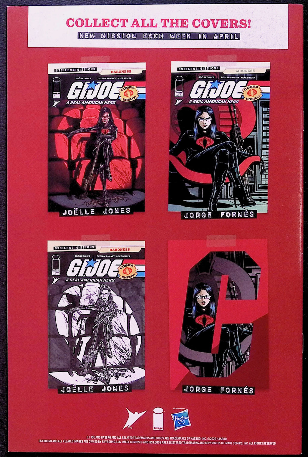 G.I. Joe: A Real American Hero Sssilent Missions Baroness # 1 Cover A 2026 NM-