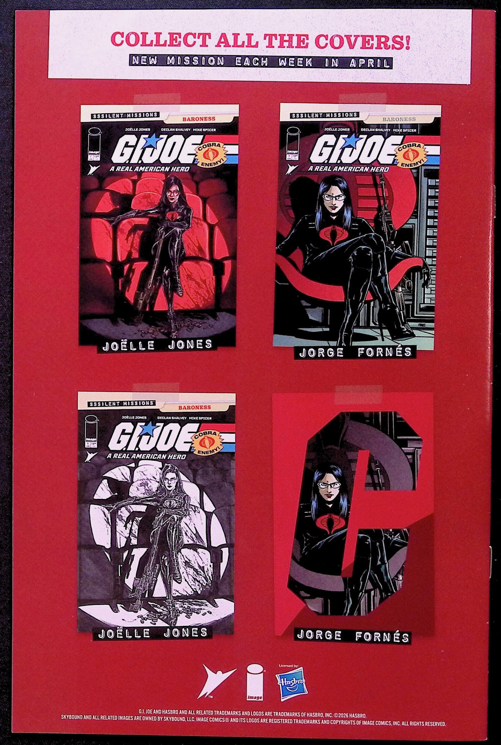 G.I. Joe: A Real American Hero Sssilent Missions Baroness # 1 Cover A 2026 NM- (Copy) (Copy) (Copy)