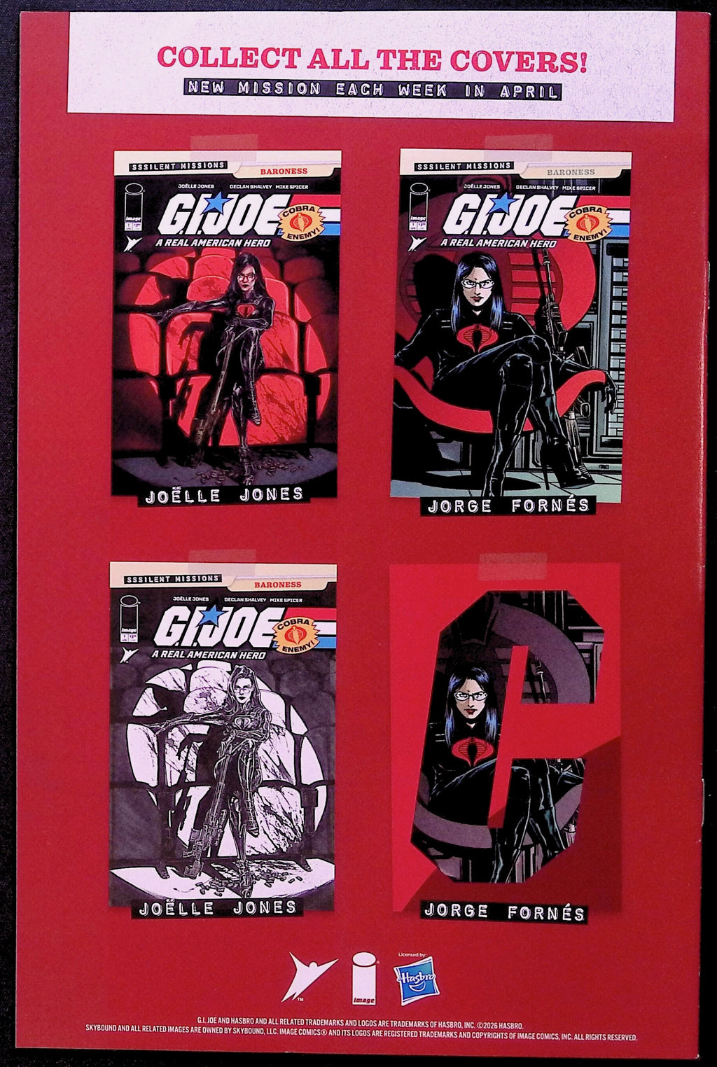 G.I. Joe: A Real American Hero Sssilent Missions Baroness # 1 Cover A 2026 NM-