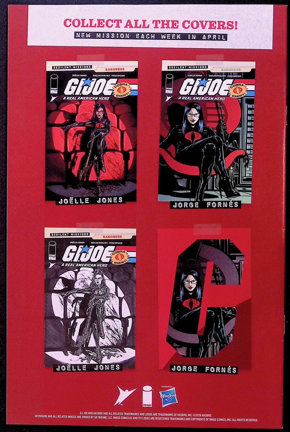 G.I. Joe: A Real American Hero Sssilent Missions Baroness # 1 Cover A 2026 NM-