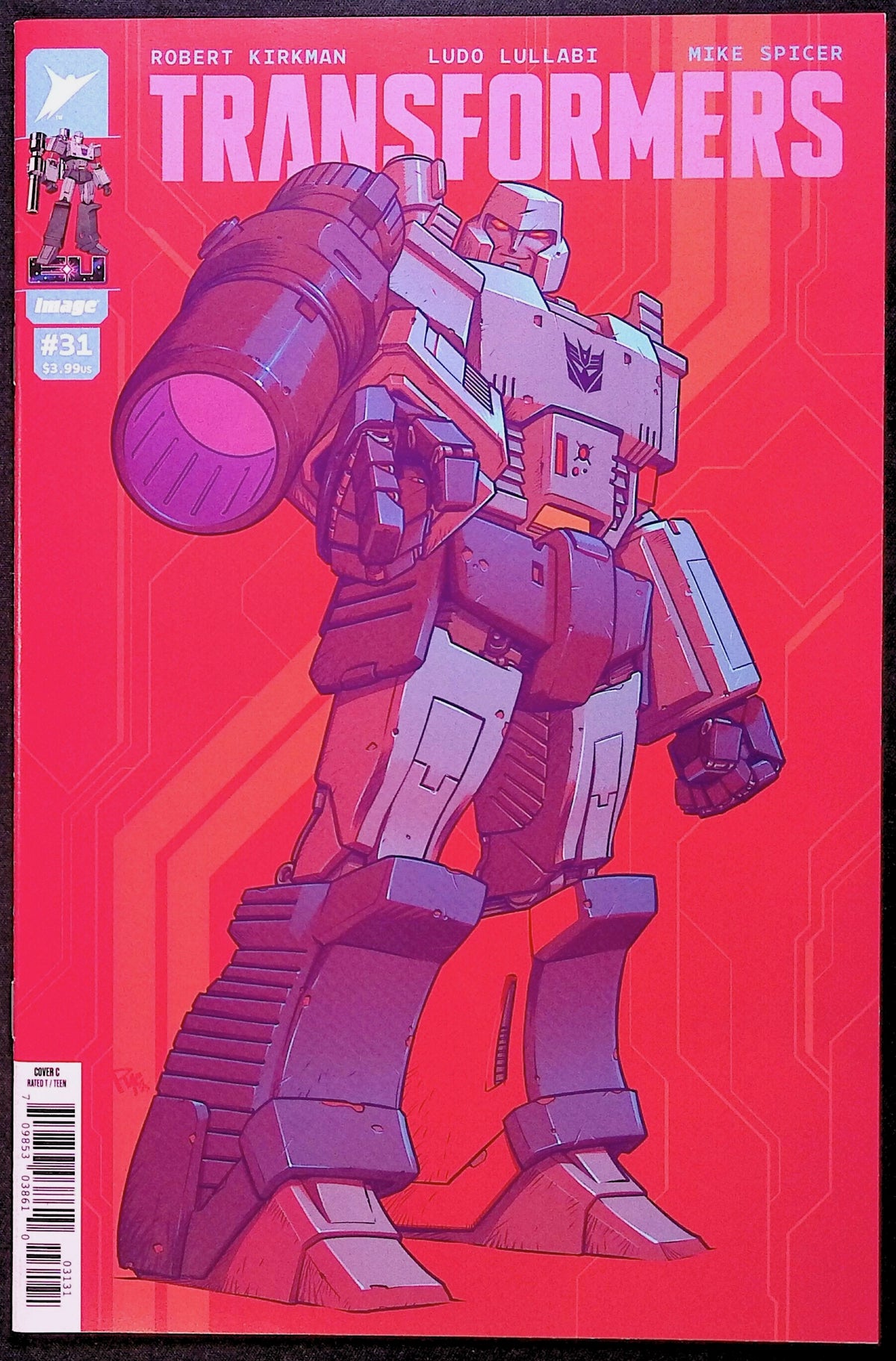 Transformers # 31 Cover C Parr Variant First Printing 2026 NM-
