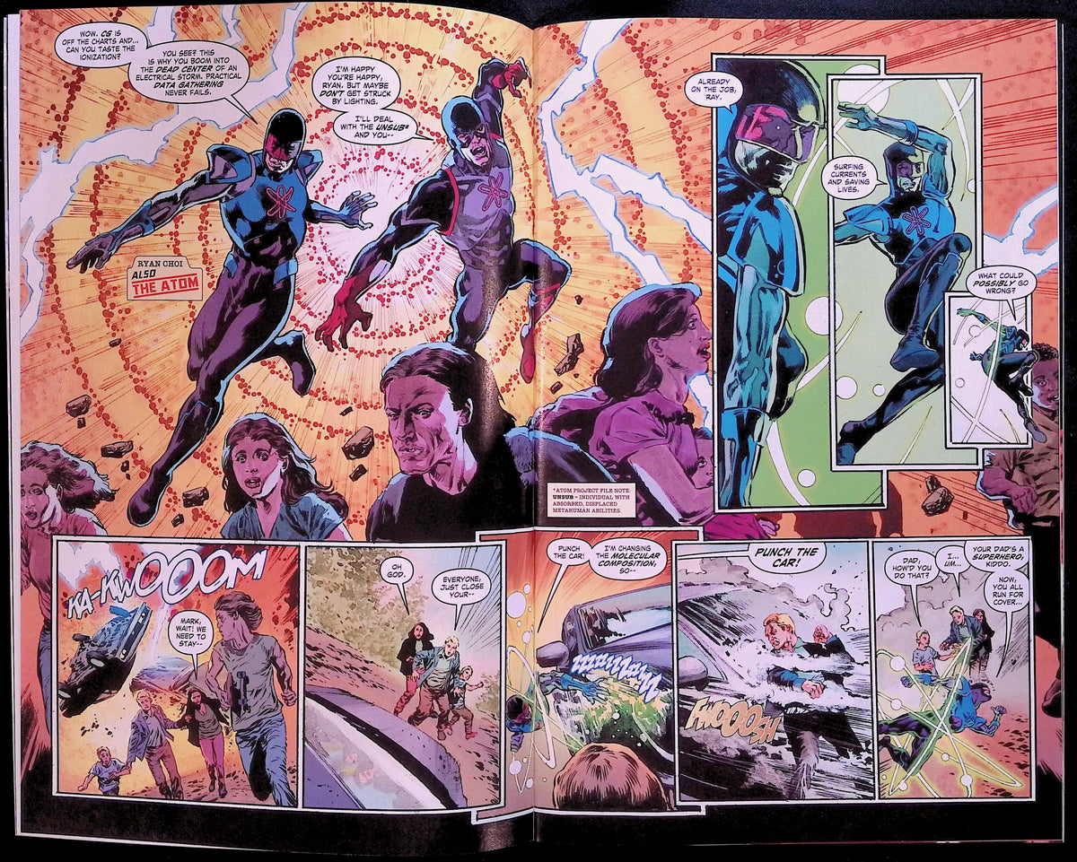 Justice League: The Atom Project # 1 Segovia Foil Variant NM