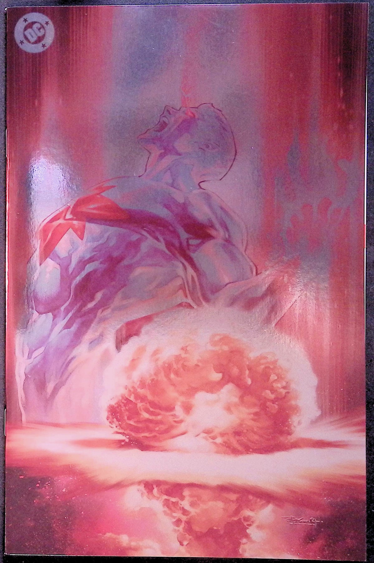Justice League: The Atom Project # 1 Segovia Foil Variant NM-