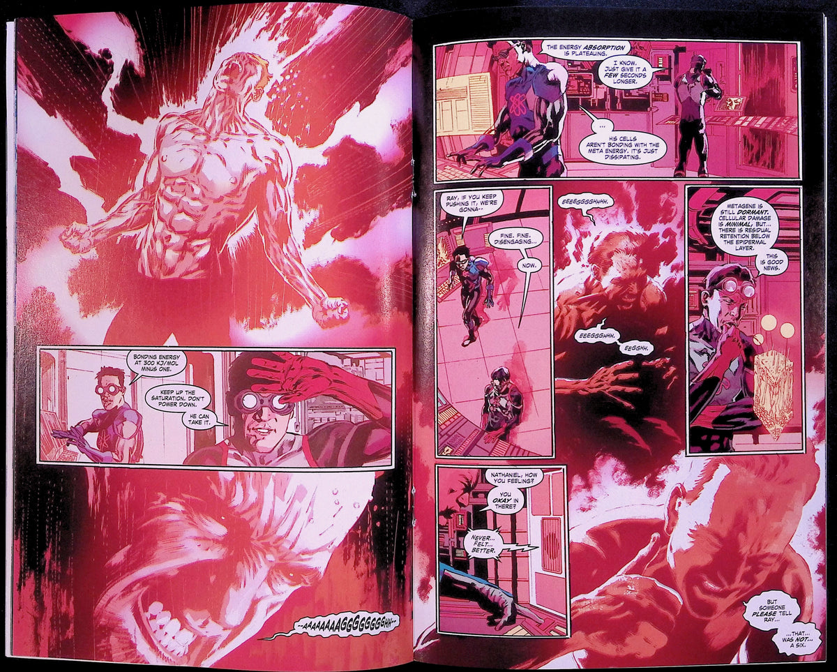 Justice League: The Atom Project # 1 Segovia Foil Variant NM-