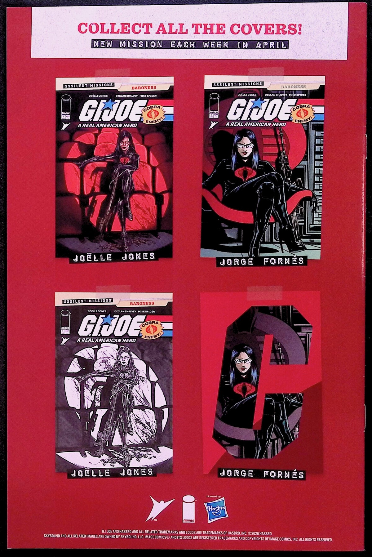 G.I. Joe: A Real American Hero Sssilent Missions Baroness # 1 Cover A 2026 NM-