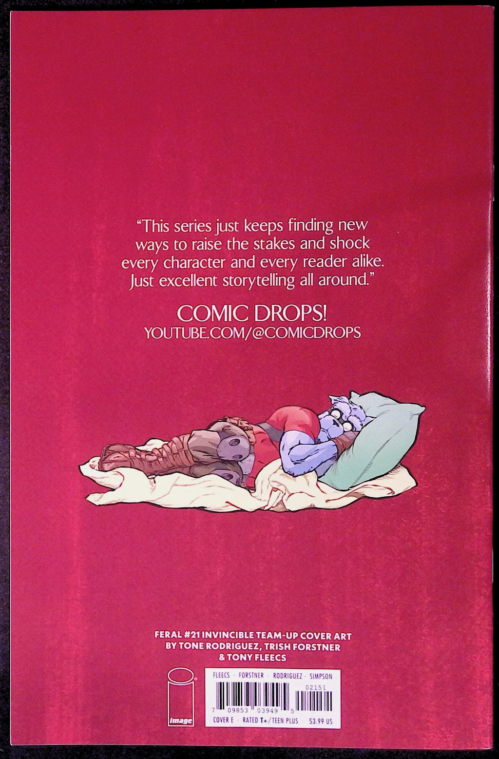 Feral # 21 Cover E Fleecs Invincible Team-Up Variant 2026 NM-