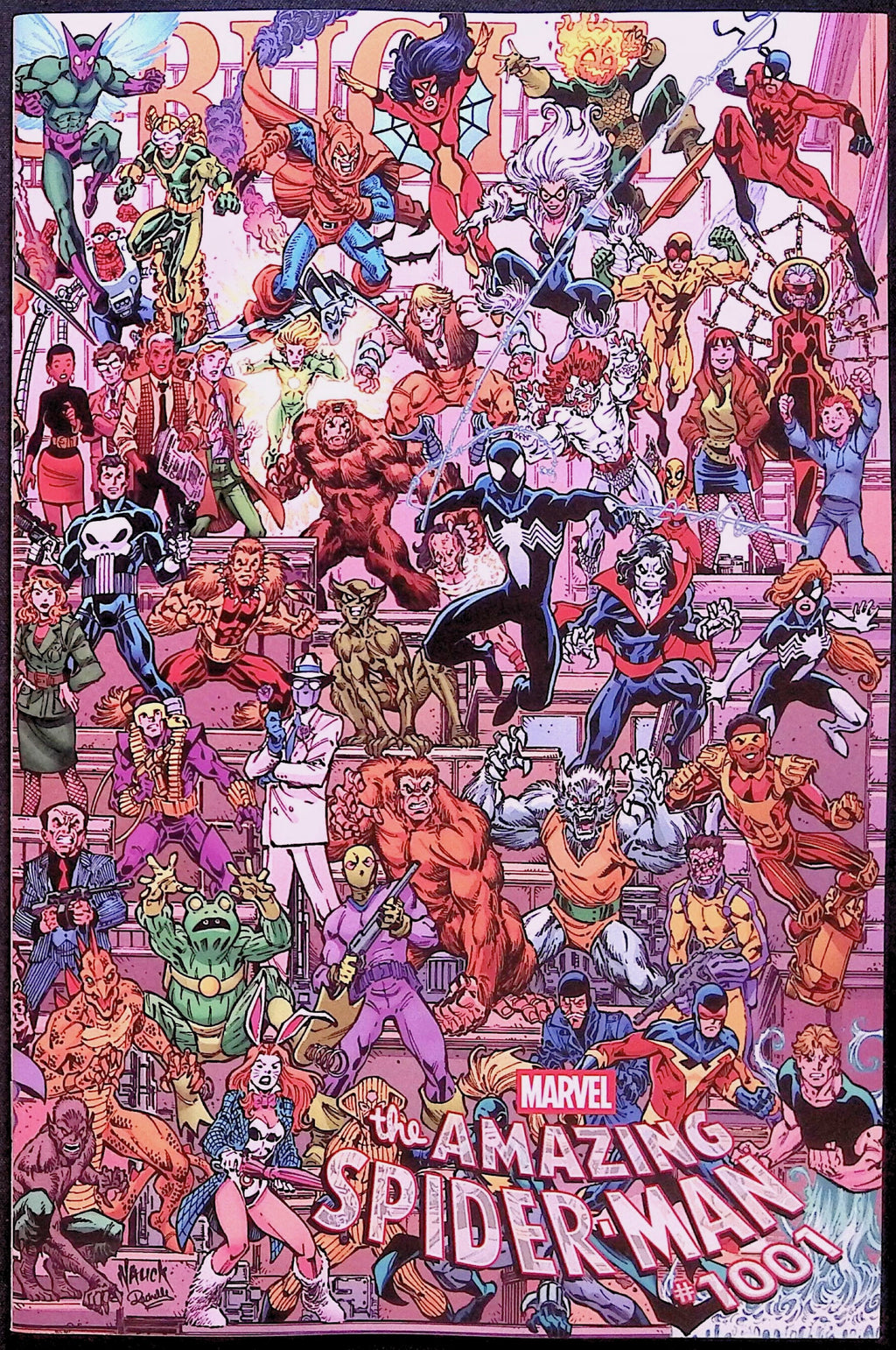 The Amazing Spider-Man # 1001 Todd Nauck 4-Part Connecting Legacy Variant 2026 BN