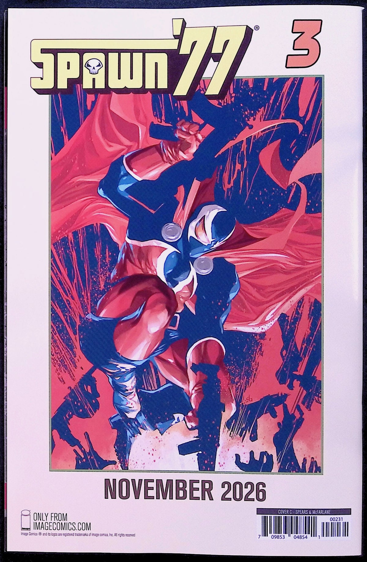 Spawn '77 # 2 Cover C Mark Spears & Todd McFarlane Variant 2026 BN