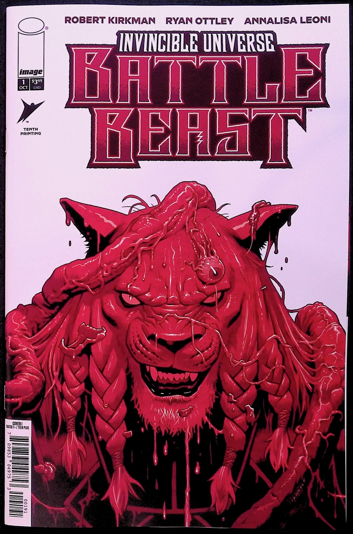 Invincible Universe: Battle Beast # 1 Cover I Ben Stenbeck Variant Tenth Printing 2026 BN