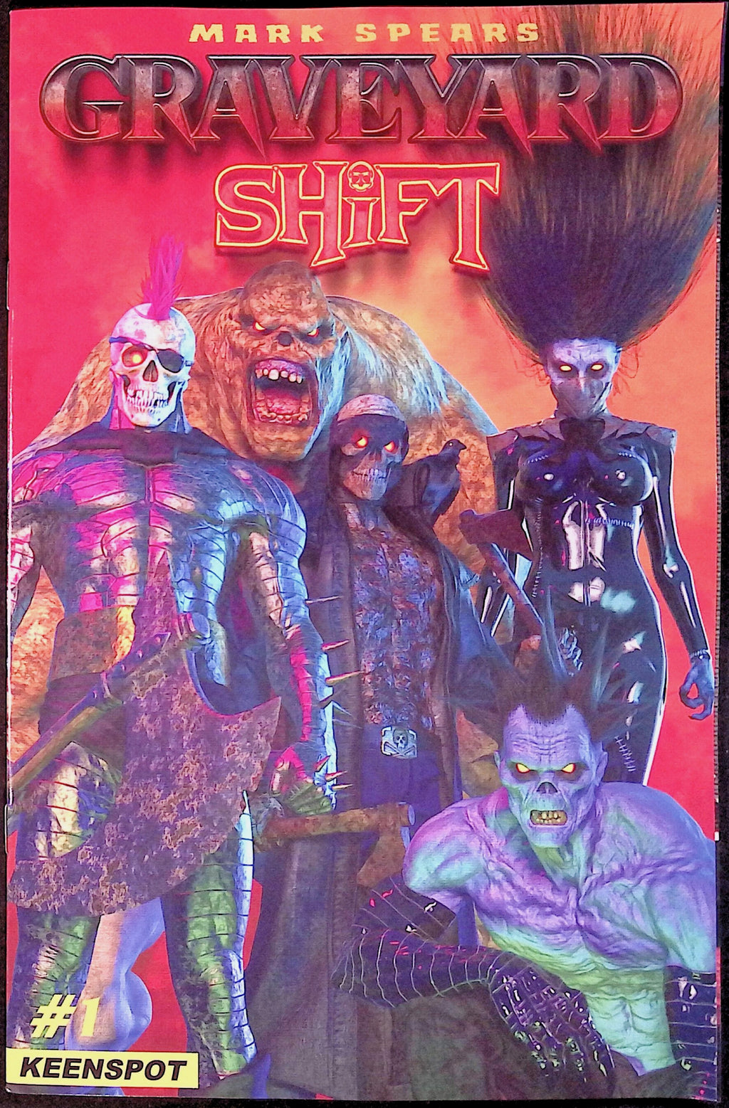 Mark Spears Graveyard Shift #1 Cover H Body Bag Exclusive Base Cover 2026 NM-