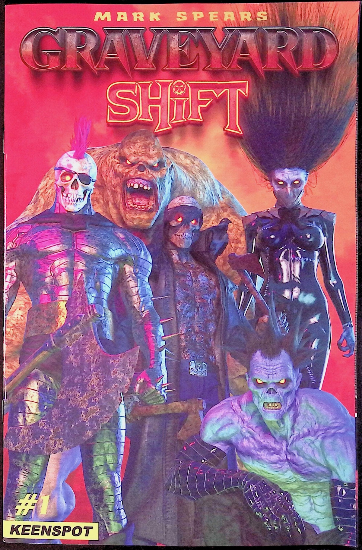 Mark Spears Graveyard Shift #1 Cover H Body Bag Exclusive Base Cover 2026 NM-