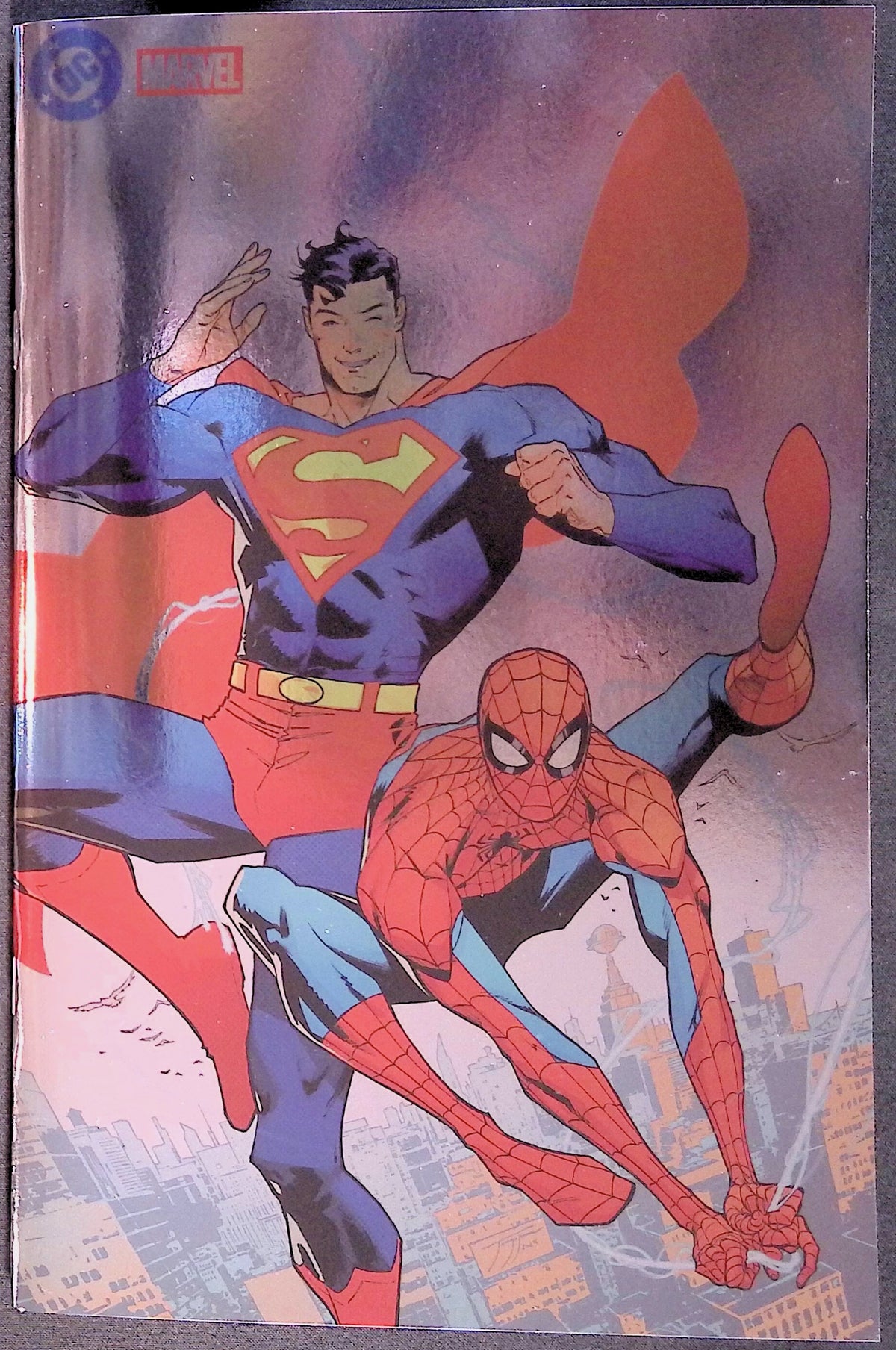 Superman / Spider-Man # 1 Cover Y Jorge Jiménez Foil Variant 2026 NM-