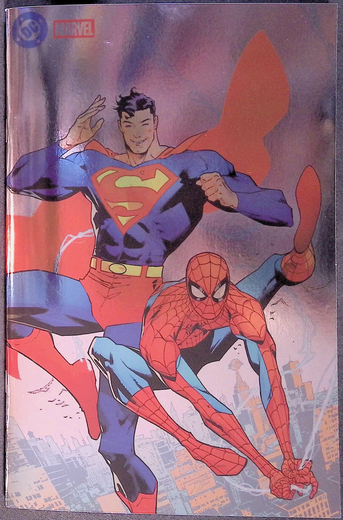 Superman / Spider-Man # 1 Cover Y Jorge Jiménez Foil Variant 2026 NM-