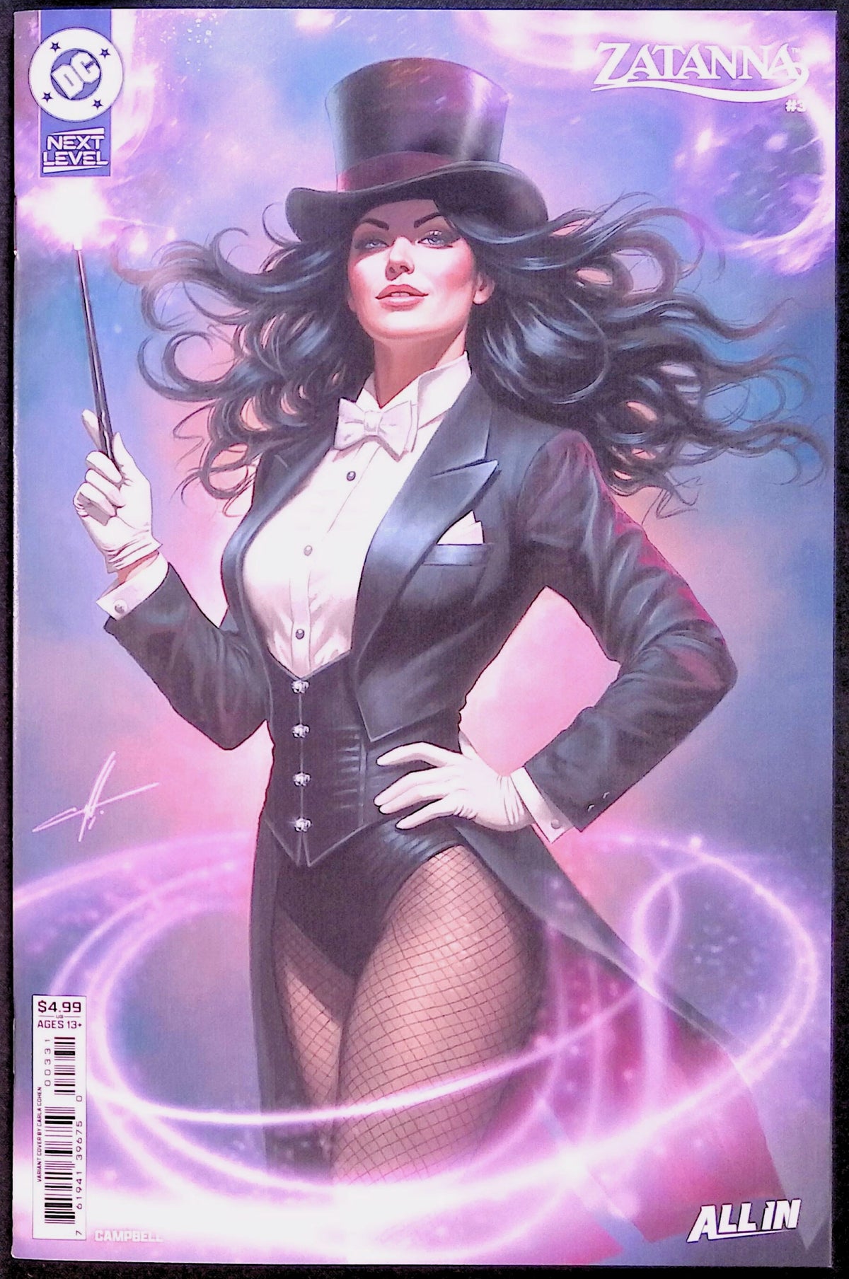 Zatanna #3 2026 Cover C Carla Cohen Variant First Printing 2026 NM