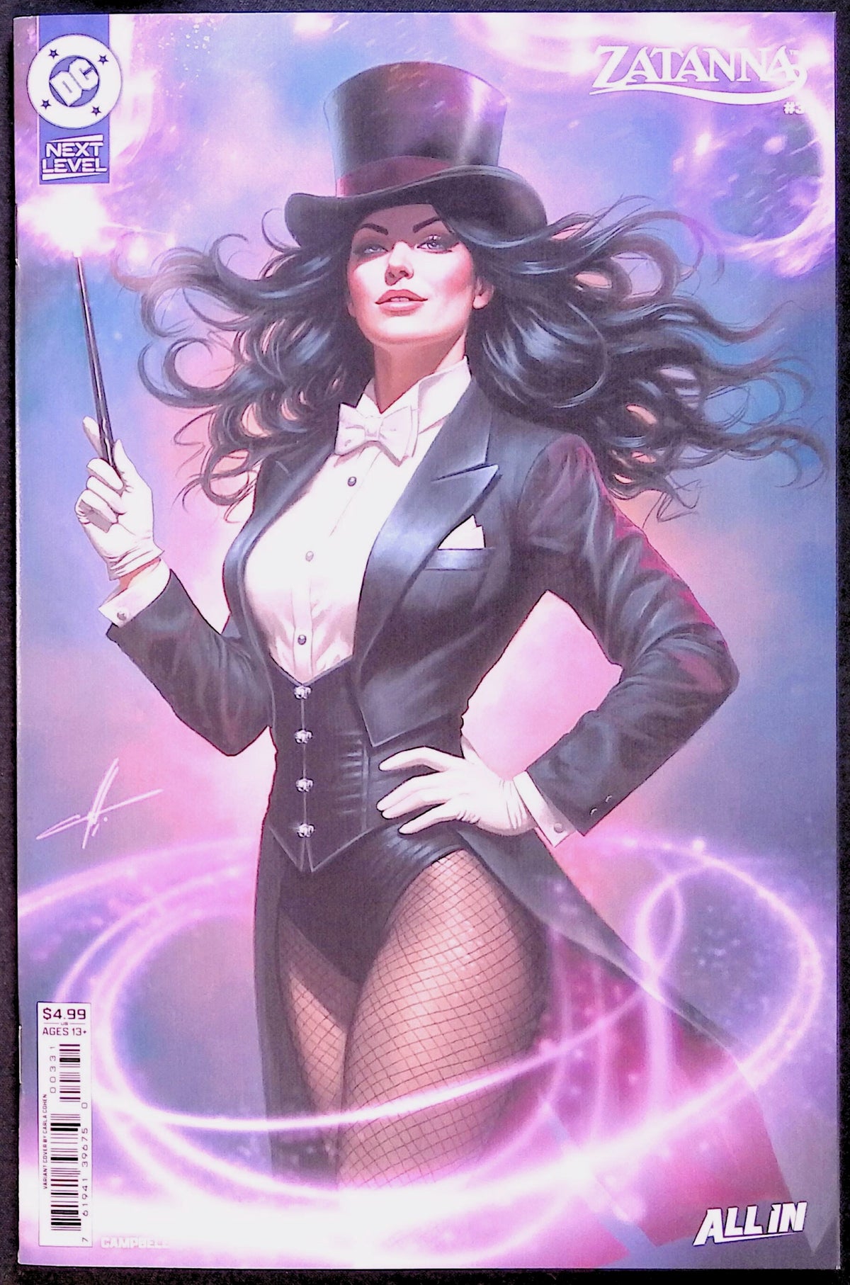 Zatanna #3 2026 Cover C Carla Cohen Variant First Printing 2026 NM