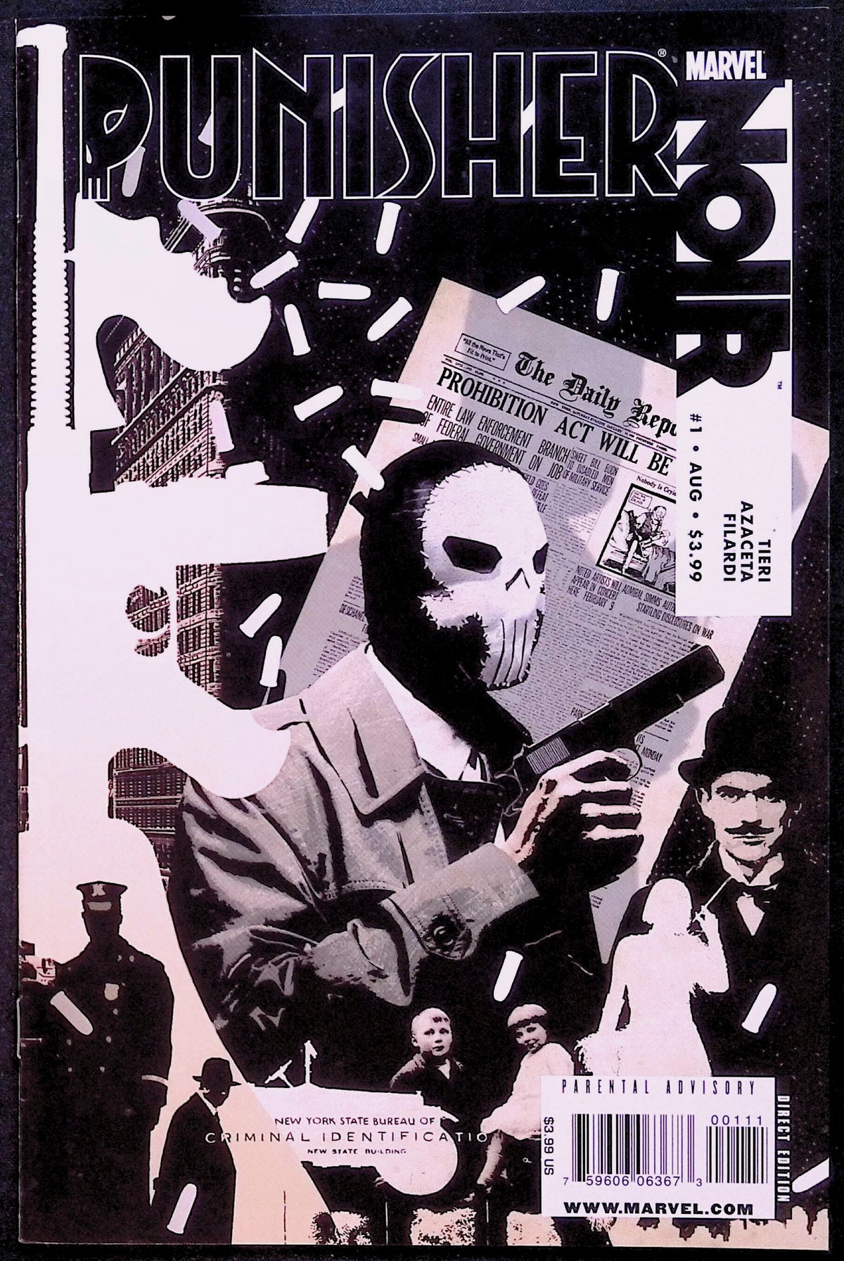 Punisher Noir # 1 Cover A First Printing 2009 NM-