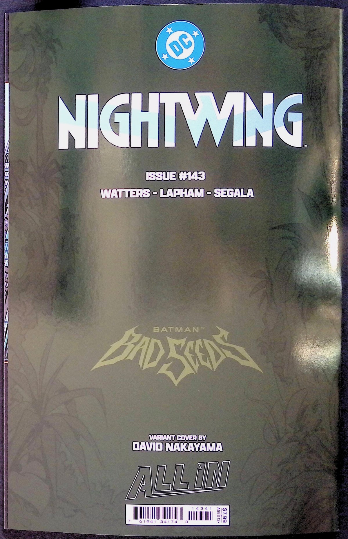 Nightwing # 143 Cover D David Nakayama Spot Foil Variant 2026 BN