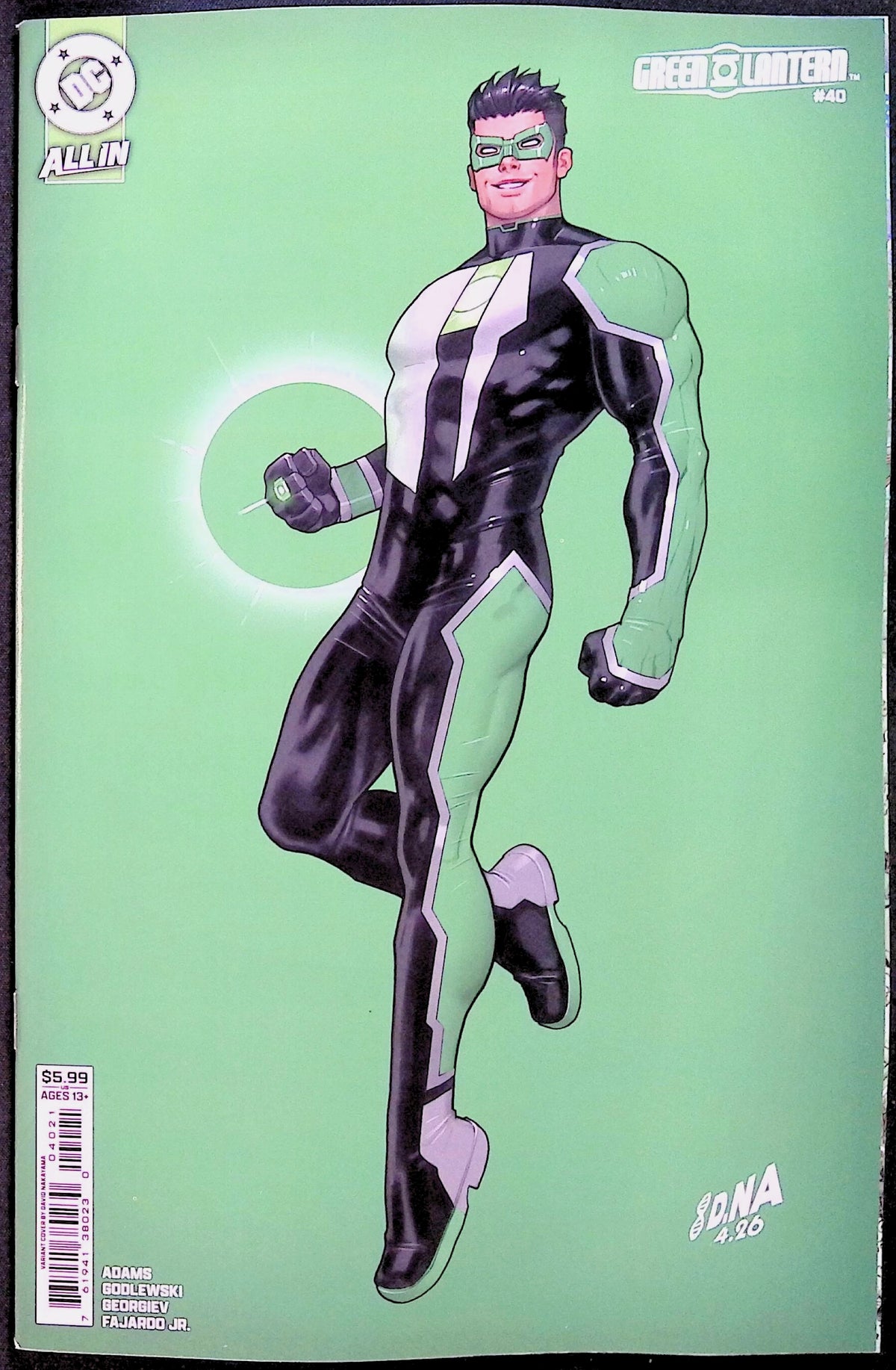 Green Lantern # 40 Cover B David Nakayama Variant 2026 BN