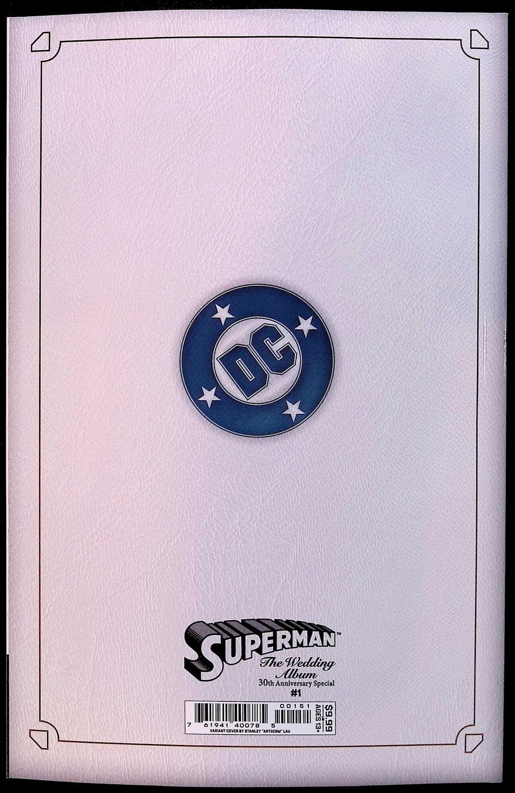 Superman: The Wedding Album 30th Anniversary Special #1 Cover E Stanley Artgerm Lau Foil Variant First Printing 2026 BN