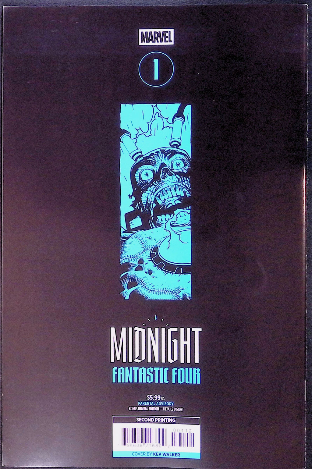 Midnight Fantastic Four # 1 Uncloaked 2nd Printing 2026 BN