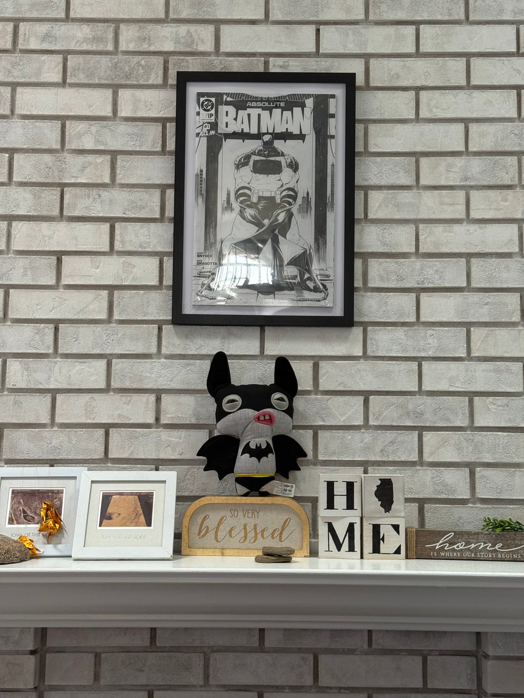 The DC W.I.P. Absolute Batman # 1 11 X 17 Format Framed 2025 NM