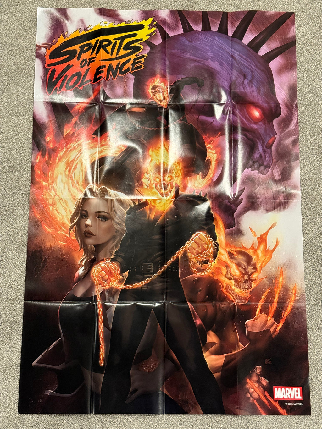 The Spirits of Violence #1 Store Promo Poster 24x36 Folded 2025 BN