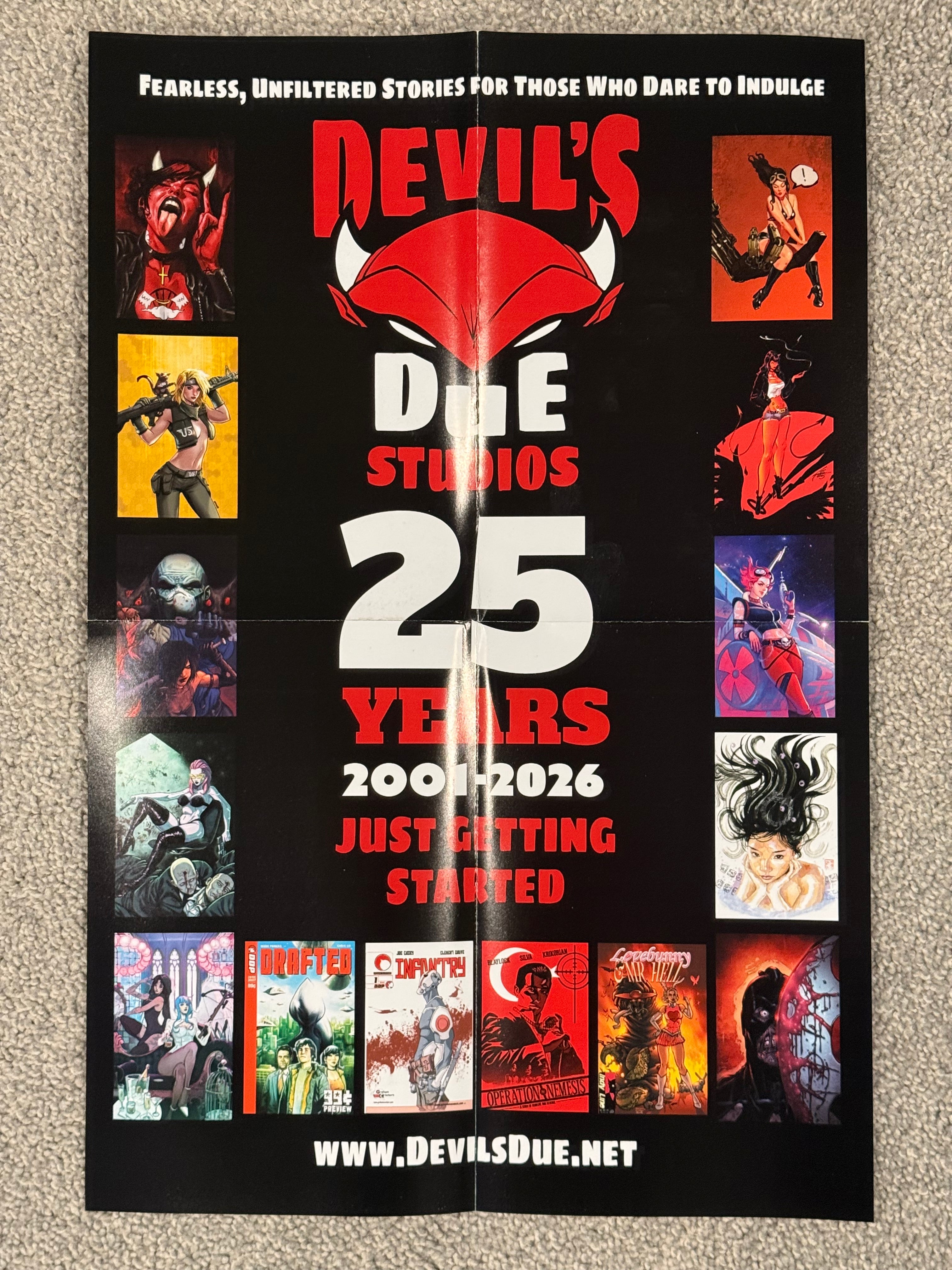 Club Nephilim Store Promo Poster 11x17 Folded 2026 BN