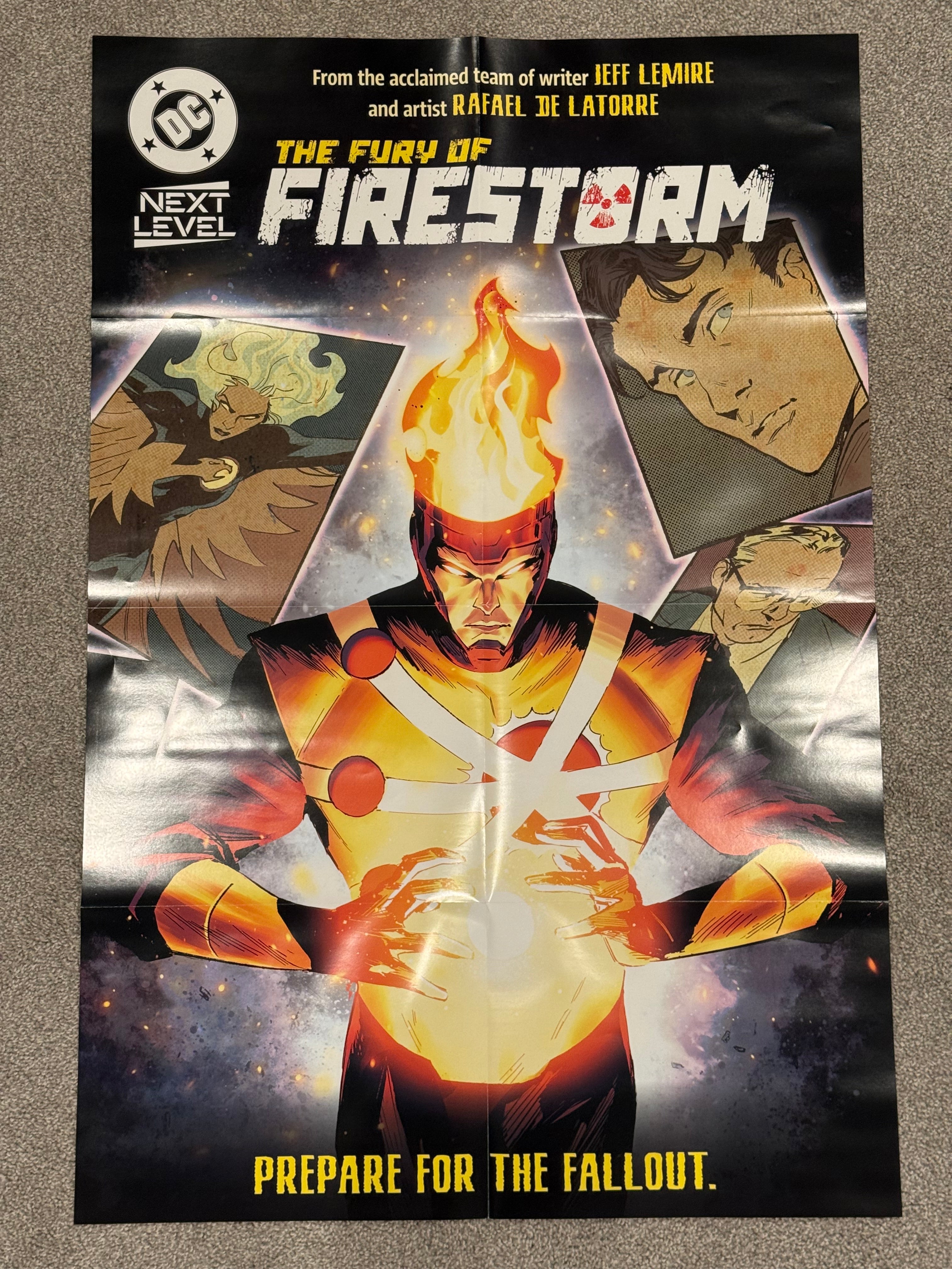 The Fury of Firestorm Store Promo Poster 2026 Folded BN