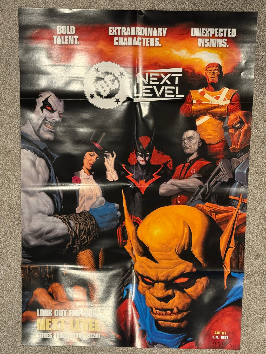 The Next Level Wave 2 Store Promo Poster 2026 BN Folded
