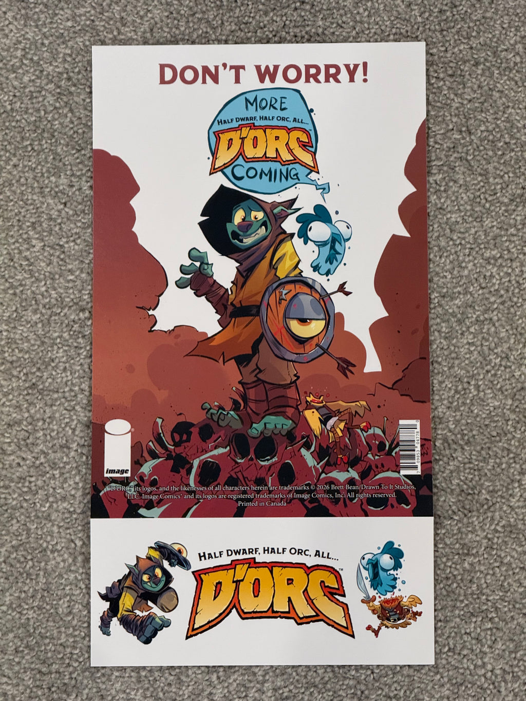 The D'Orc Shelf Talker 2026 BN Folded